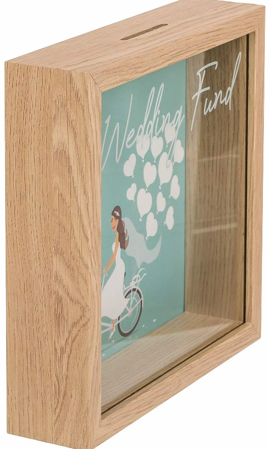 Hucha de Madera para Boda 20 x 20 cm