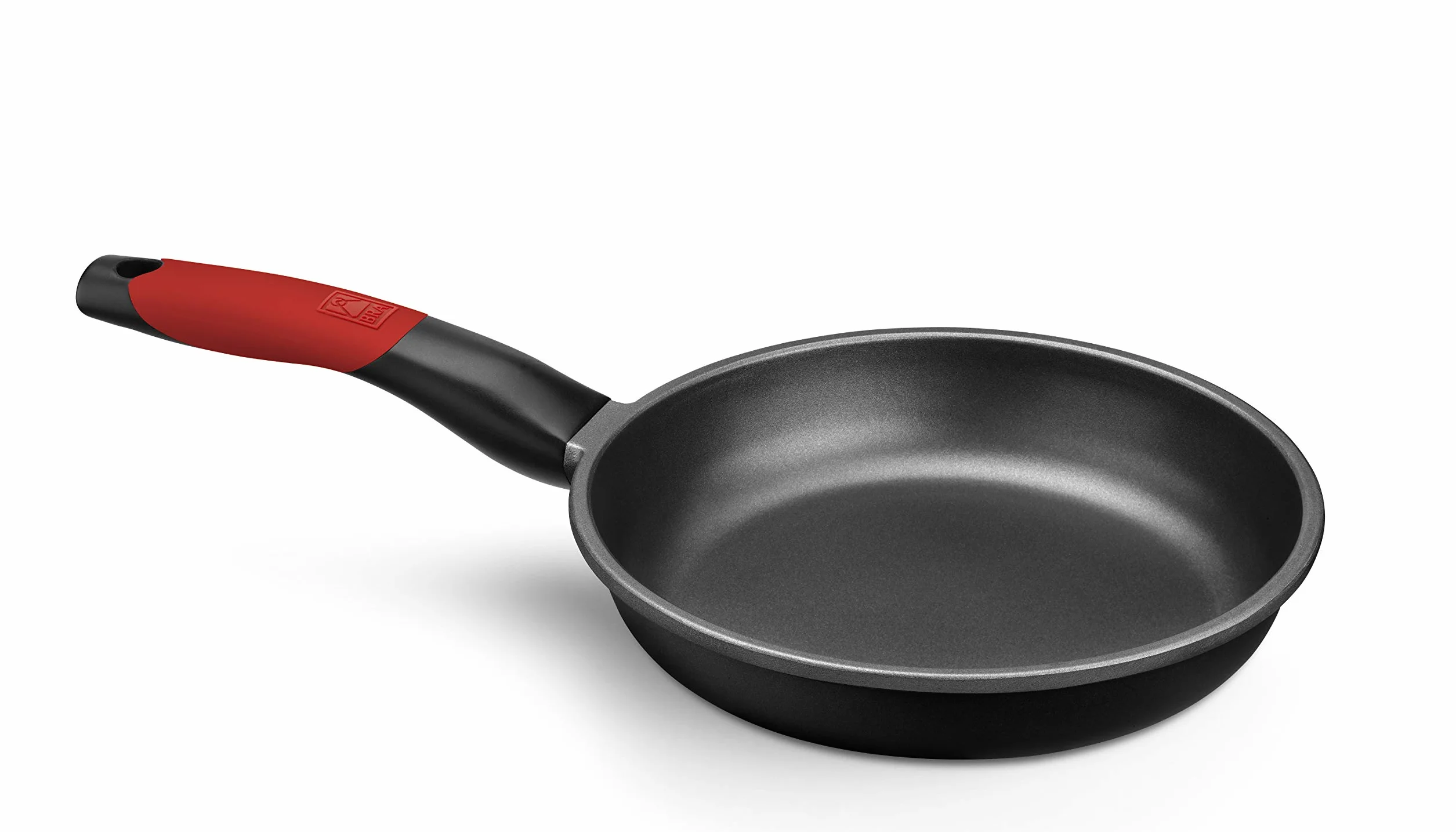 Sartén Aluminio Fundido 18 cm Tricapa Antiadherente sin PFOA para Inducción Rojo