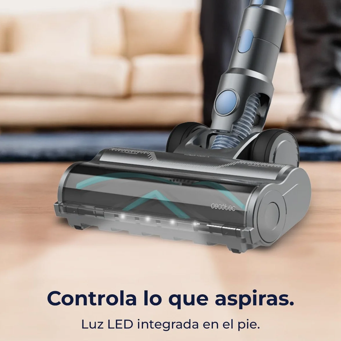 Cecotec Conga Rockstar RS50 X-Treme Aspiradora Escoba sin Cable 60kPa 400W 120AW 60mins Autonomía 130m2