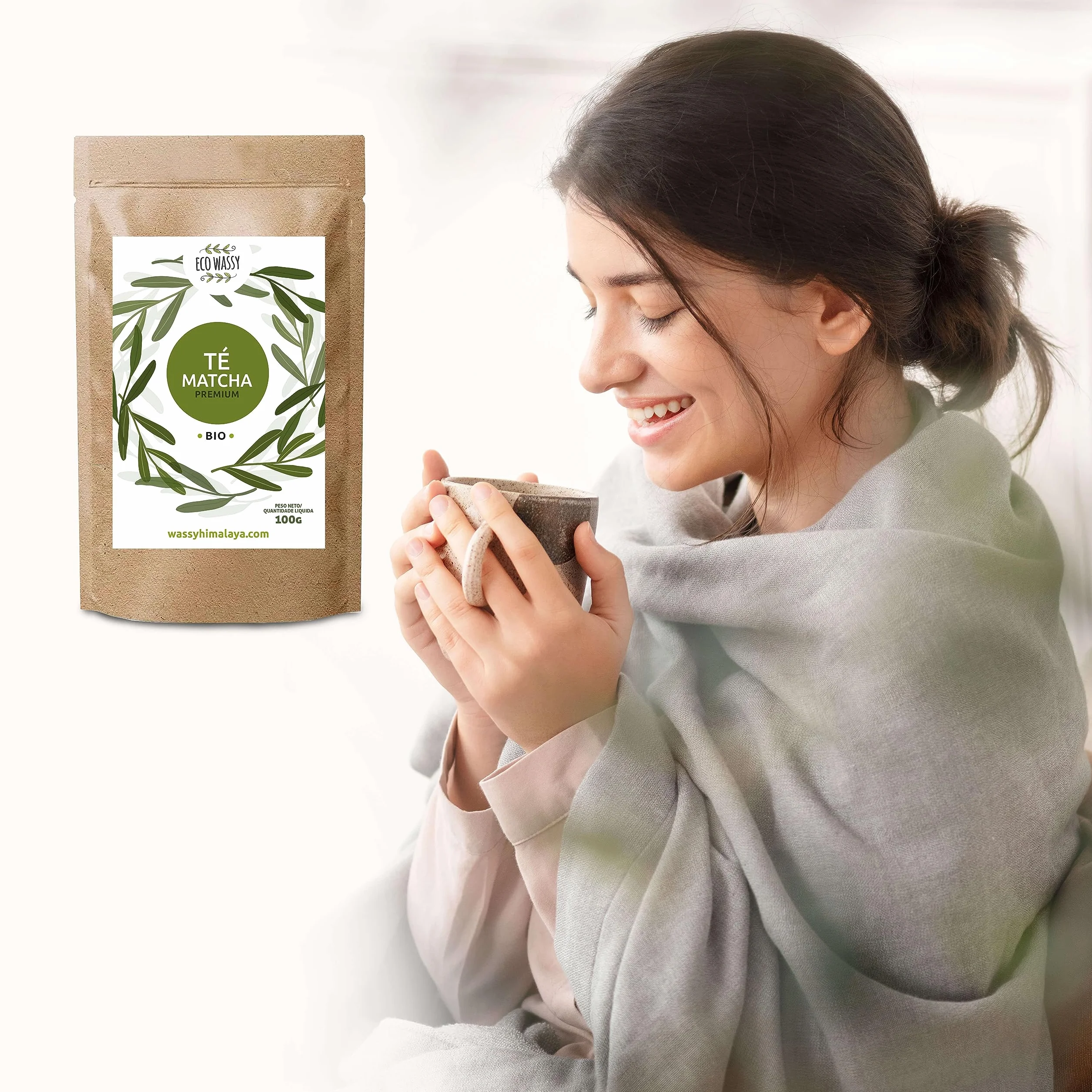 Te Matcha Premium en Polvo 100% Natural 100g Detox Antioxidante