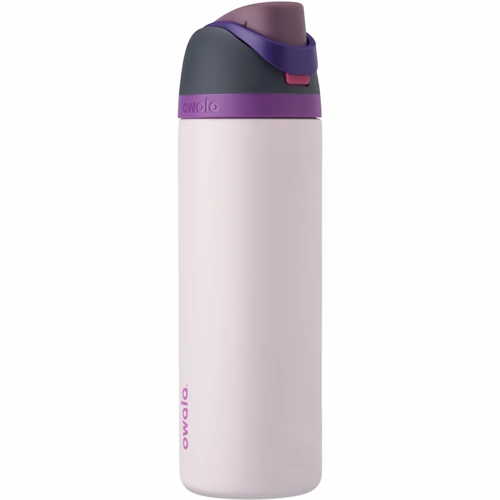 Owala FreeSip botella agua acero inoxidable 710 ml térmica a prueba de fugas sin BPA Dreamy Field