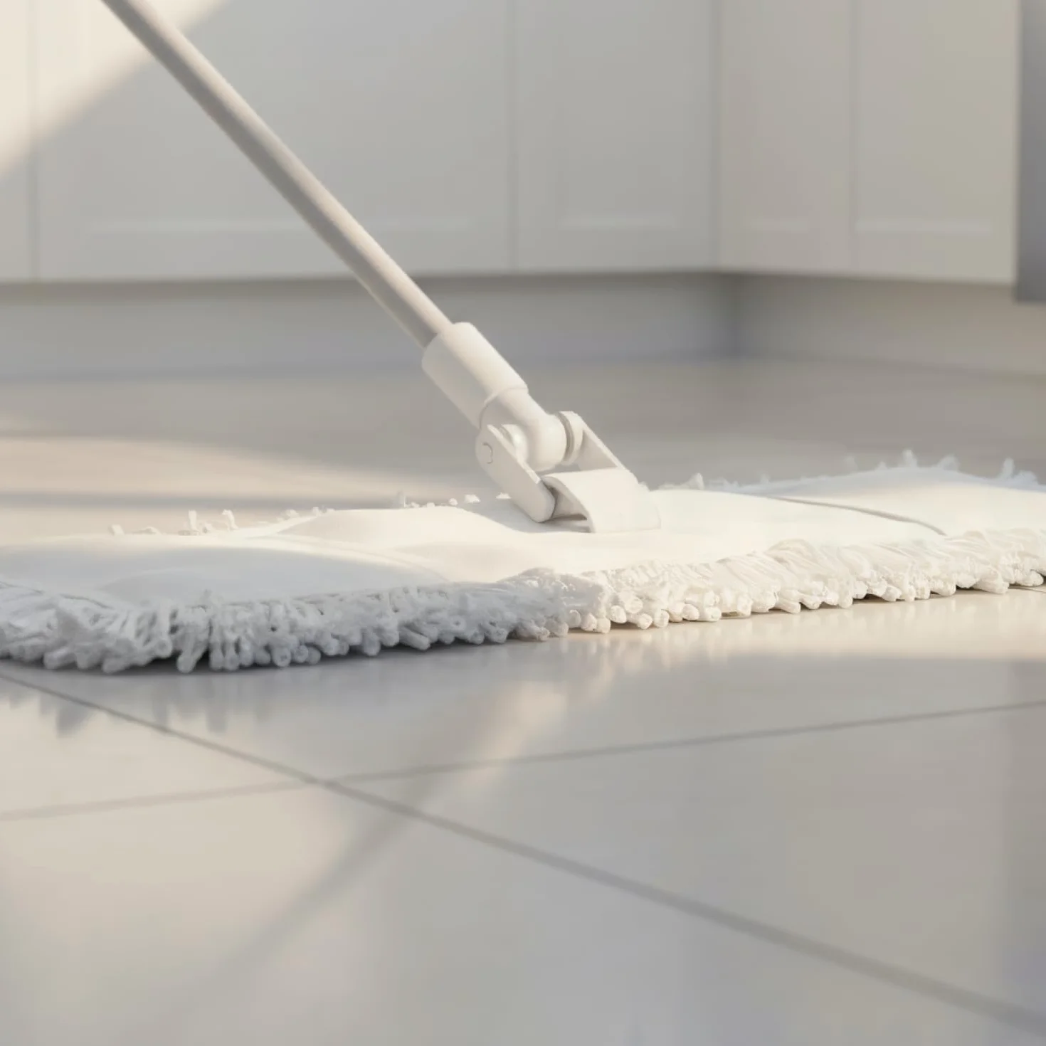 com-four® 4X paño de Limpieza Premium - paño de Repuesto de Microfibra para trapeador de Piso - trapeador de Limpieza Interior de 50 cm de Ancho - Lavable hasta 60°C (4 Piezas - Blanco - 50cm)