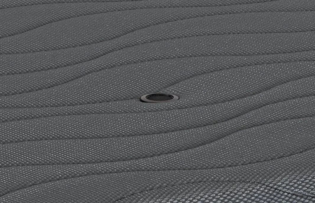 Matnature | Base Tapizada 3D l Estructura Estable Madera | Bastidor Metálico Super Resistente | Transpirable Aireadores Sistema FreshAir | Altura Base + Patas +/- 30 cm (150 x 190 cm, Gris)
