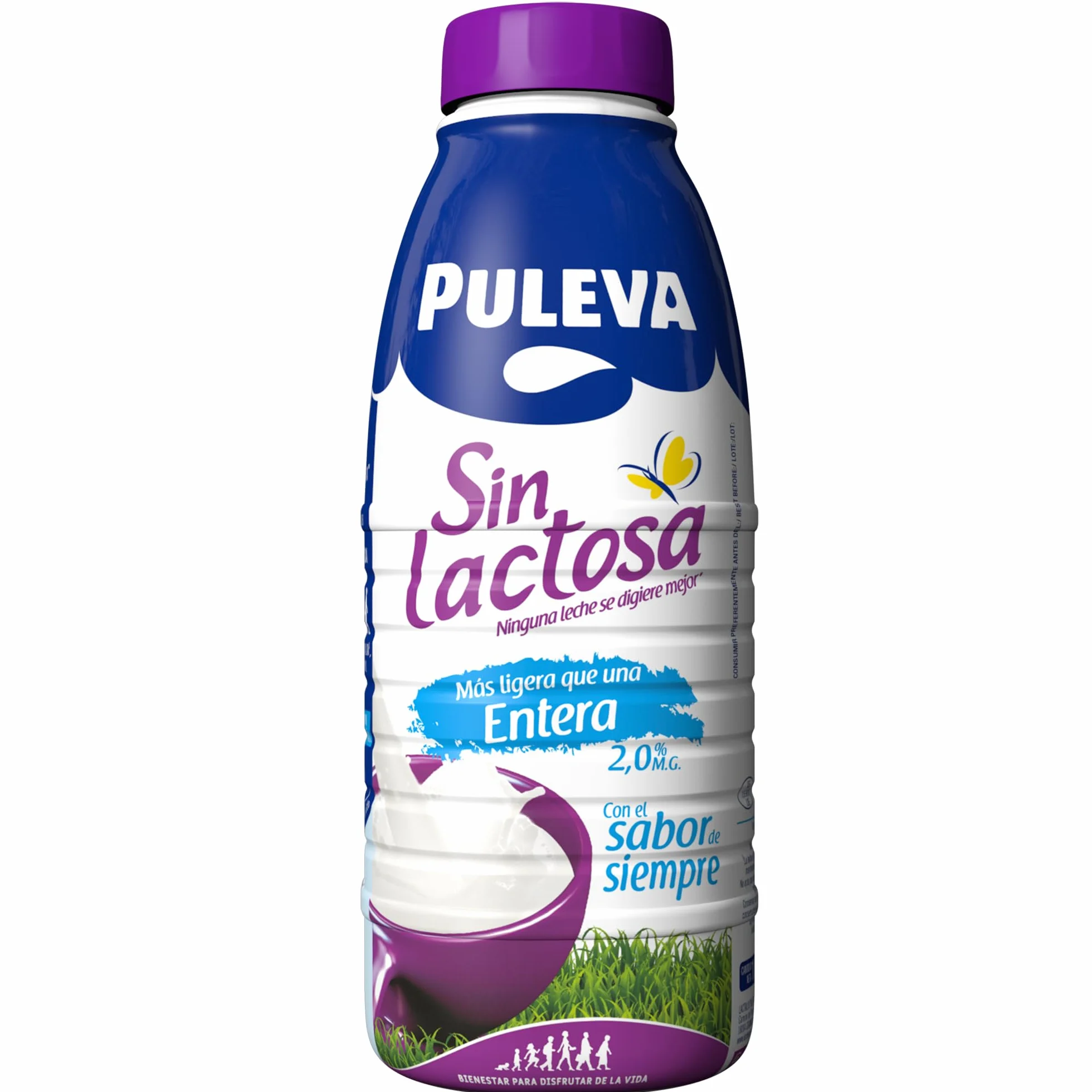 Puleva Mañanas Ligeras Leche Sin Lactosa Entera 6 x 1 L