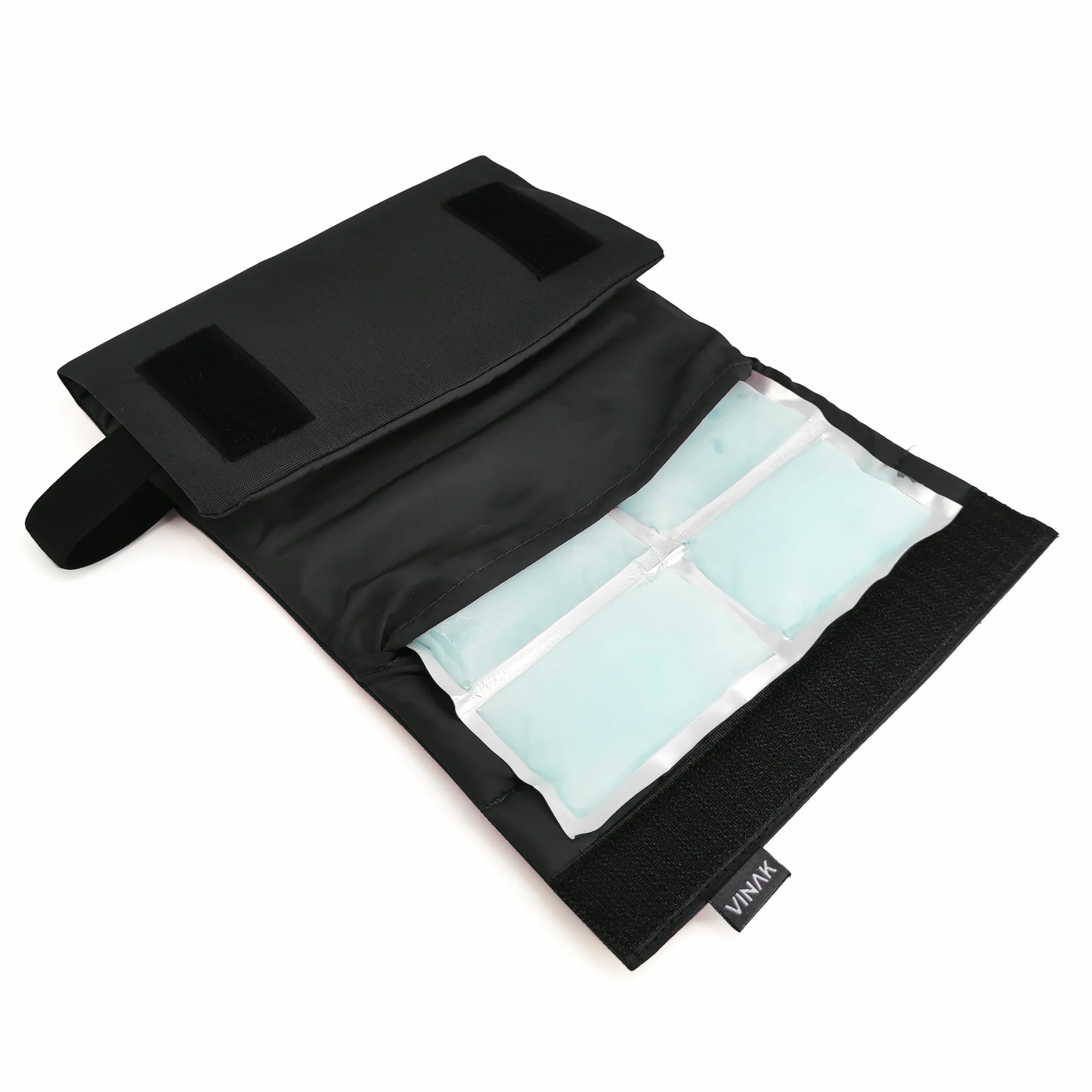 VINAK Funda enfriadora de botellas de vino Enfriador de vino con gel no-frost 5 capas aislantes Negro