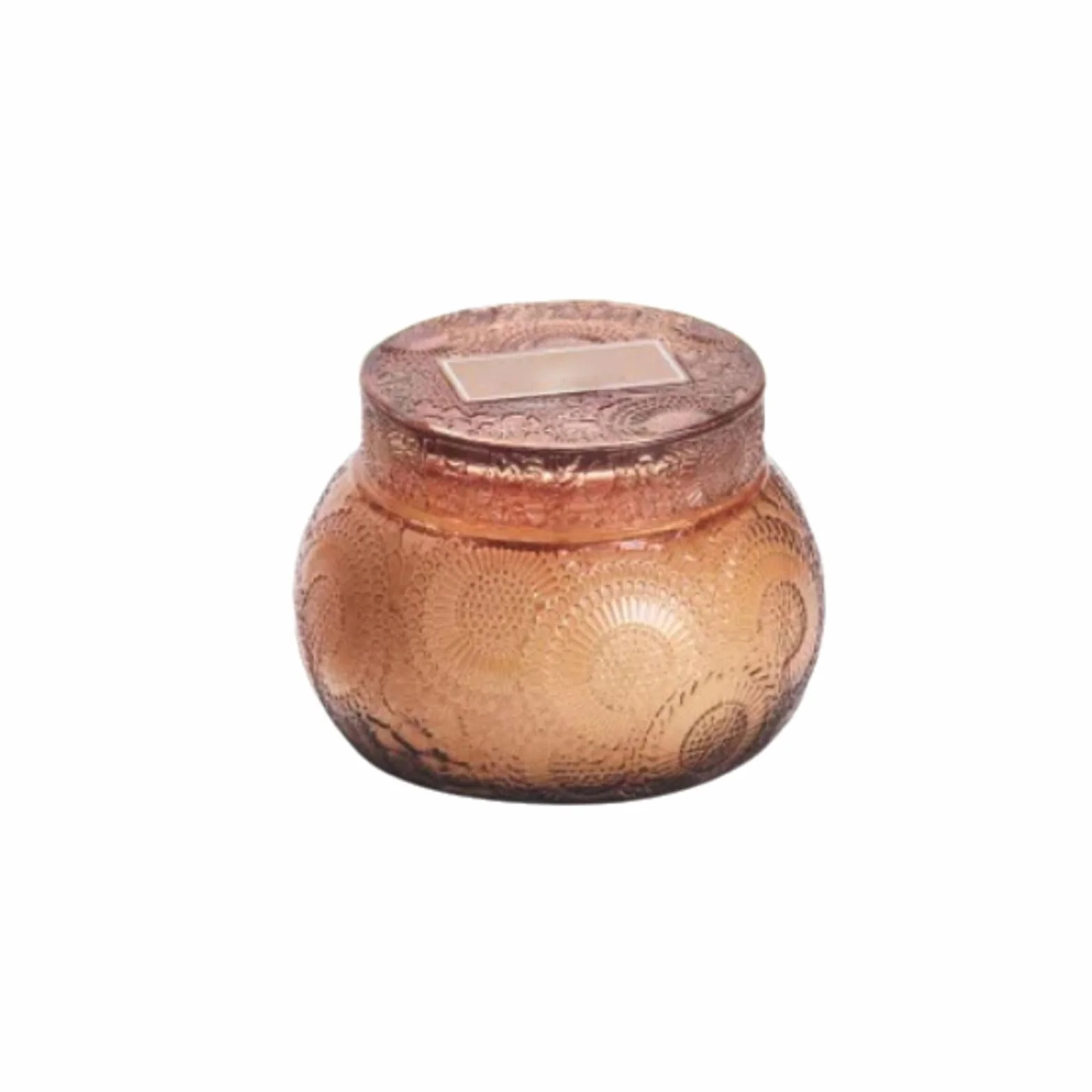 Velas de vidrio hechas con cera de soja y aceites esenciales, velas en tarro reutilizables modernas, decoración elegante for el hogar de larga duración(Bruin)