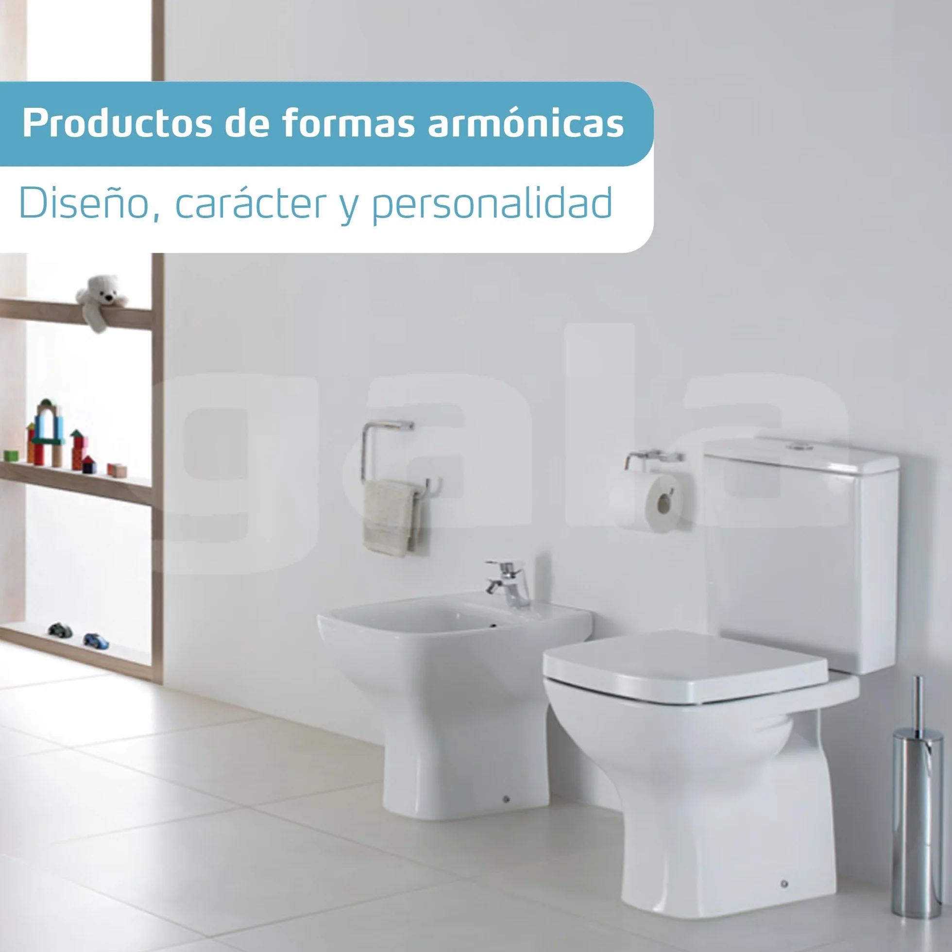 Gala Marina – Tapa y Asiento Fijo Inodoro - Forma Ovalada - Incluye Kit Fijación - Bisagras Acero Inoxidable - Fácil Limpieza - Color Blanco Compatible con Modelo Anterior a 2007