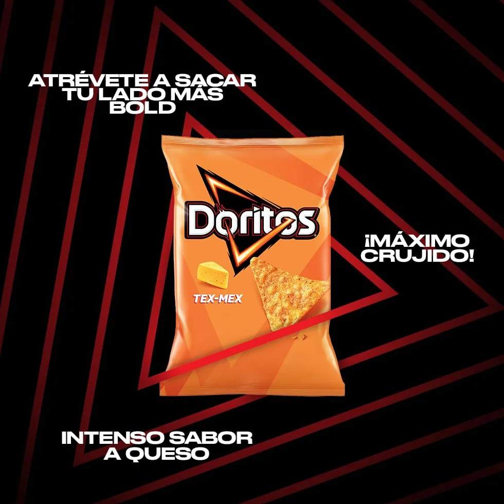 Doritos Tex Mex Nachos con sabor a queso 140gr