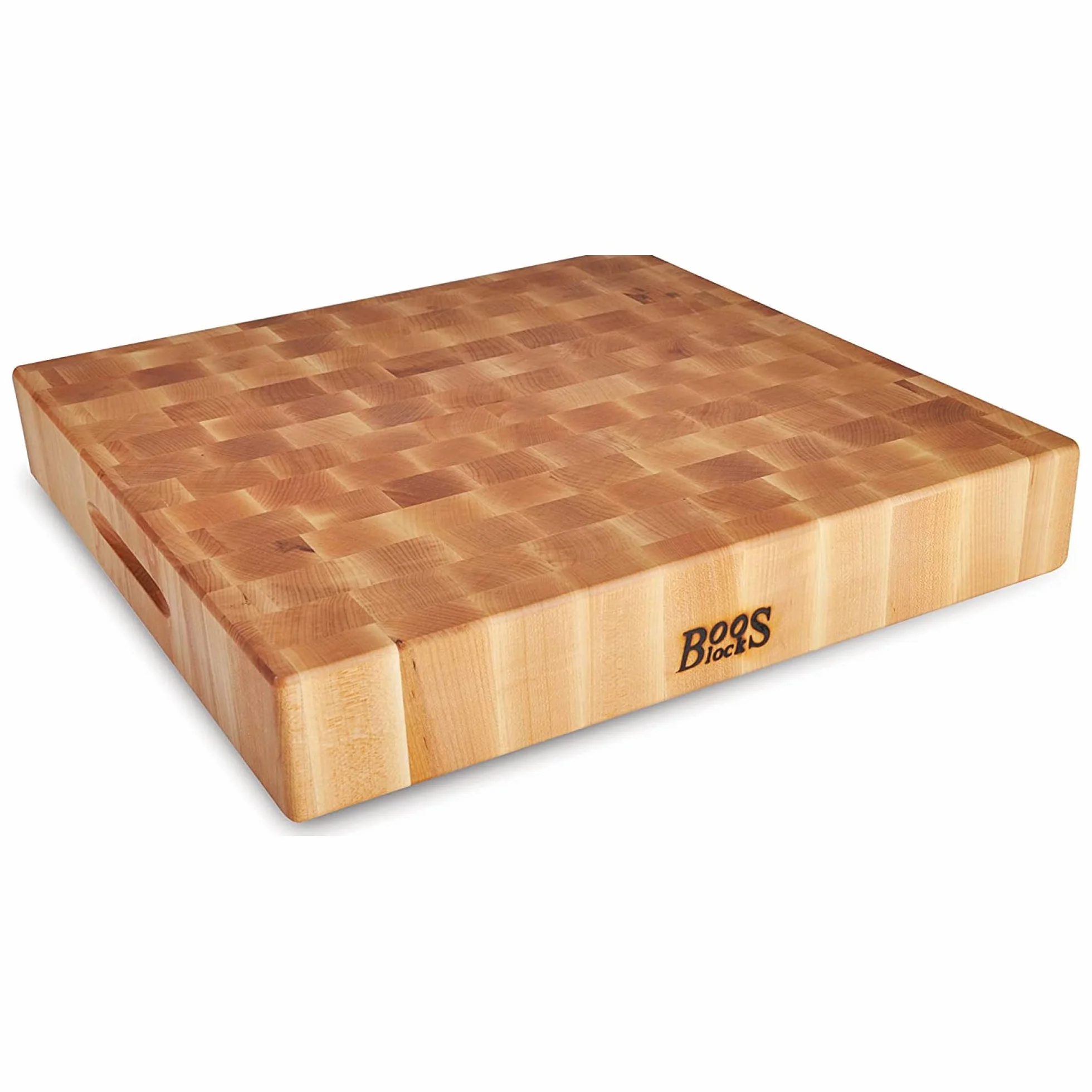 Boos Block Tabla de Cortar Cocina Madera de Testa Extra Gruesa 46 x 46 x 7,5 cm