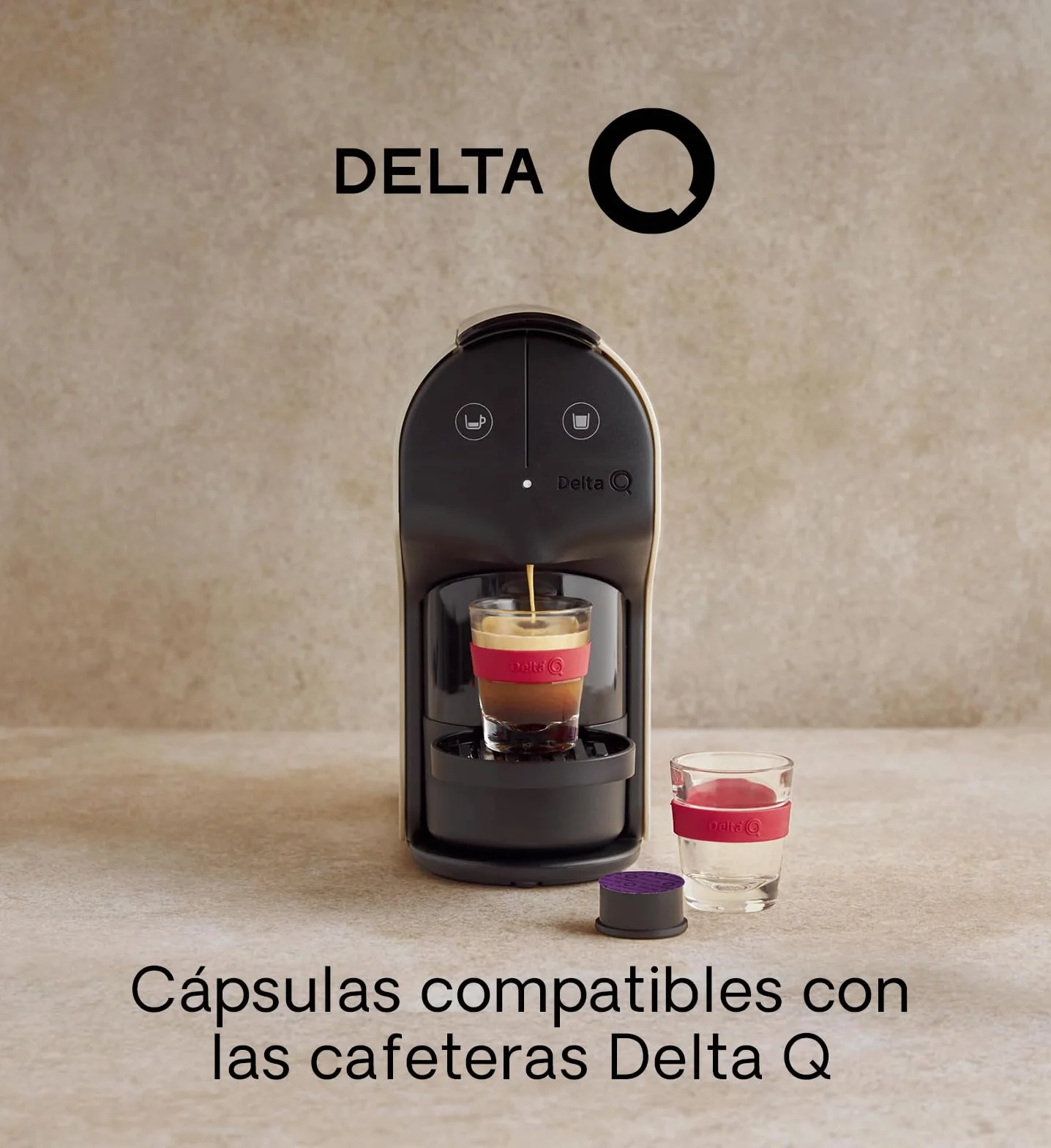 Delta Q Cápsulas de Café Molido Mythiq Espresso Intenso Intensidad 15 80 cápsulas