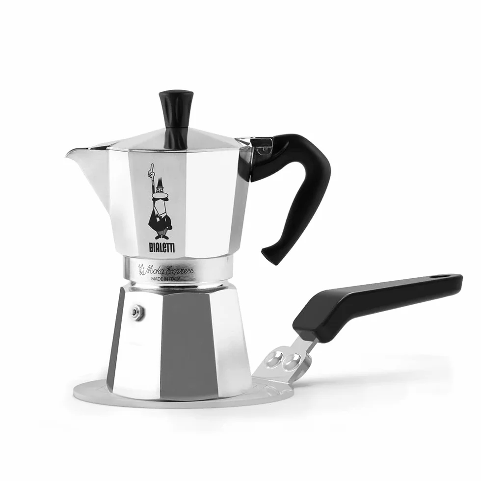 Bialetti Adaptador placa inducción acero negro 13 cm
