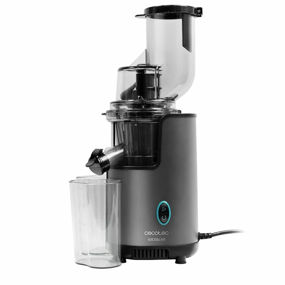 Cecotec Licuadora Frutas y Verduras prensado frío Juice&Live 2500 EasyClean 200 W Filtro fácil Limpieza Canal XL