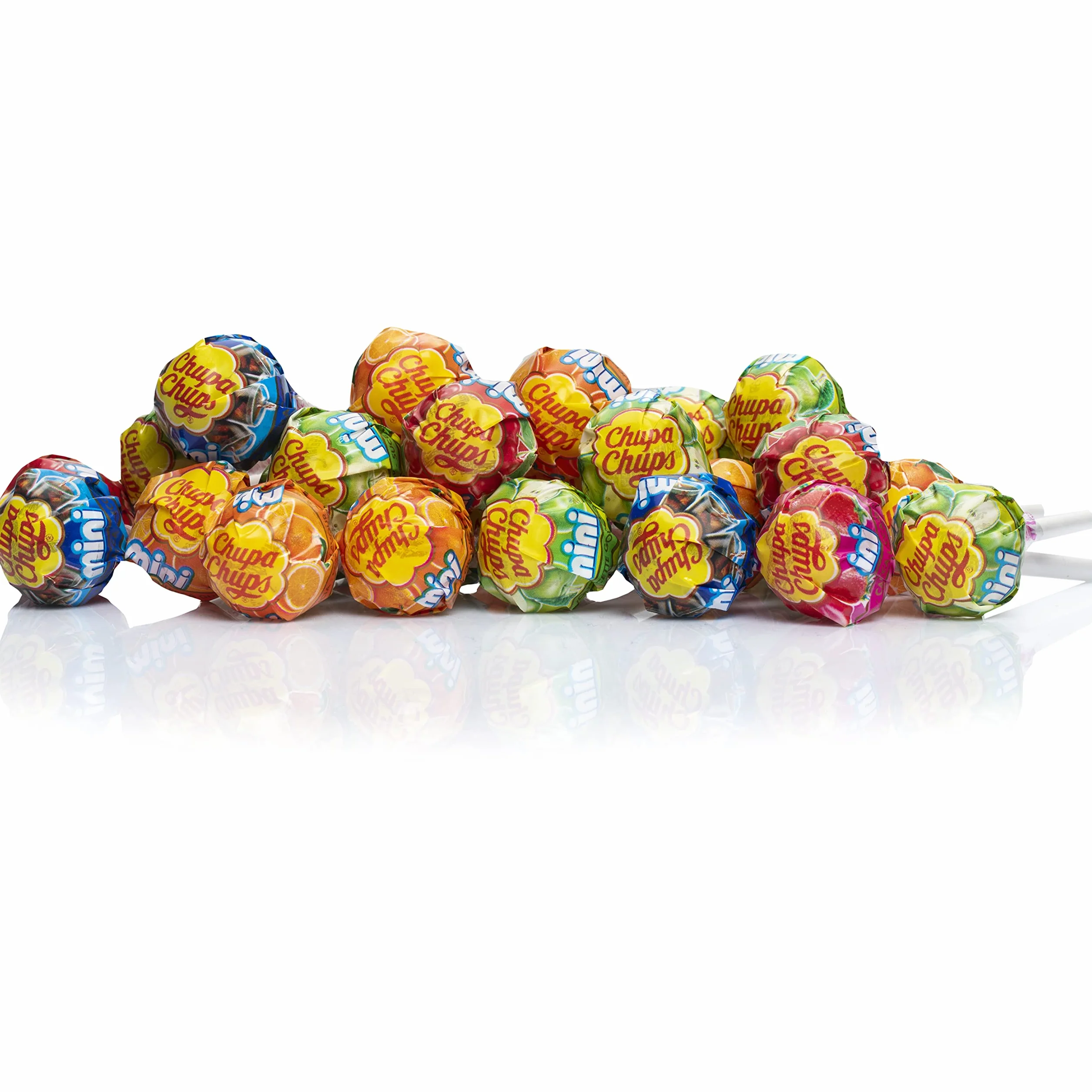 Chupa Chups Mini Caramelo con Palo Sabores Variados Bolsa 20x6g