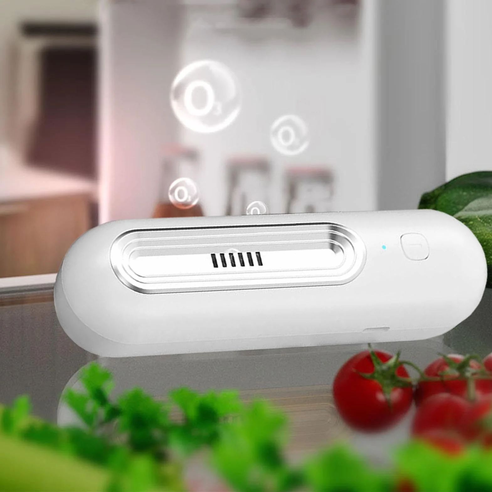 Desodorizador del refrigerador | Desodorizador de refrigerador recargable USB - Ambientador de aire doméstico para automóvil de refrigerador, más efectivo que las bolsas de bicarbonato de sodio y
