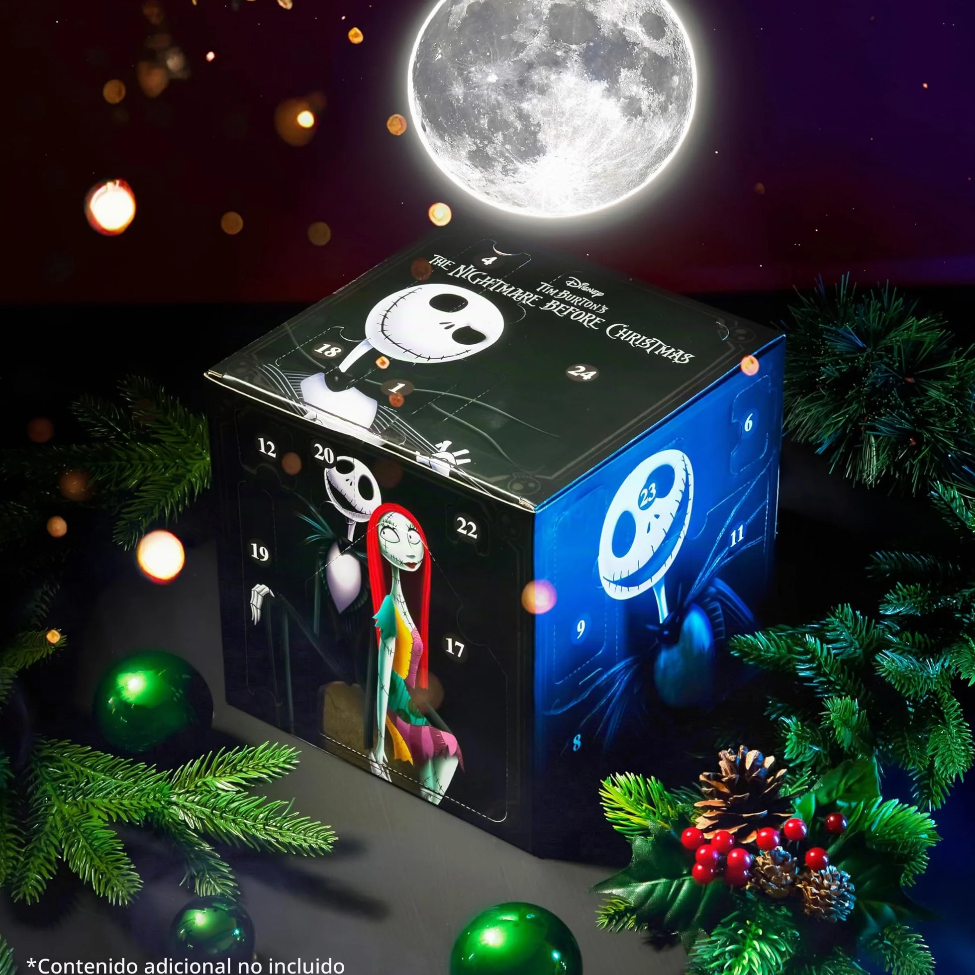 Disney The Nightmare Before Christmas Calendario Adviento 2025 Negro/Multi