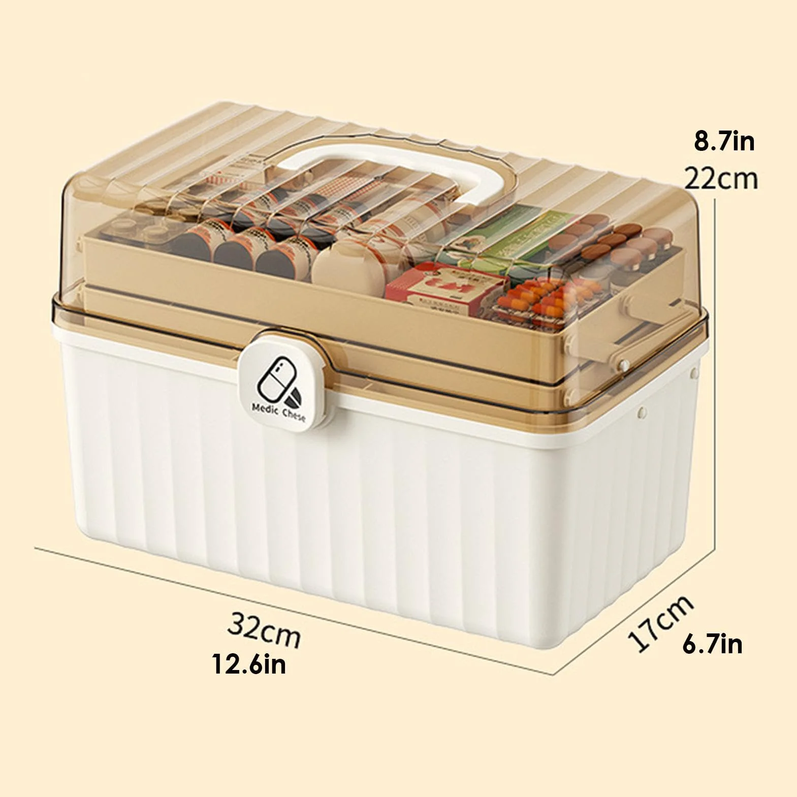 Botiquín, Maletín de Medicina, Caja de Farmacia