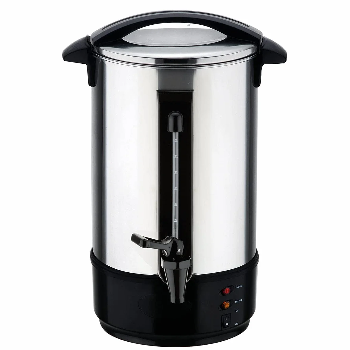 Kitchen Move Jayton 8.8L Percolador De Café Profesional Acero Inoxidable 40 Tazas