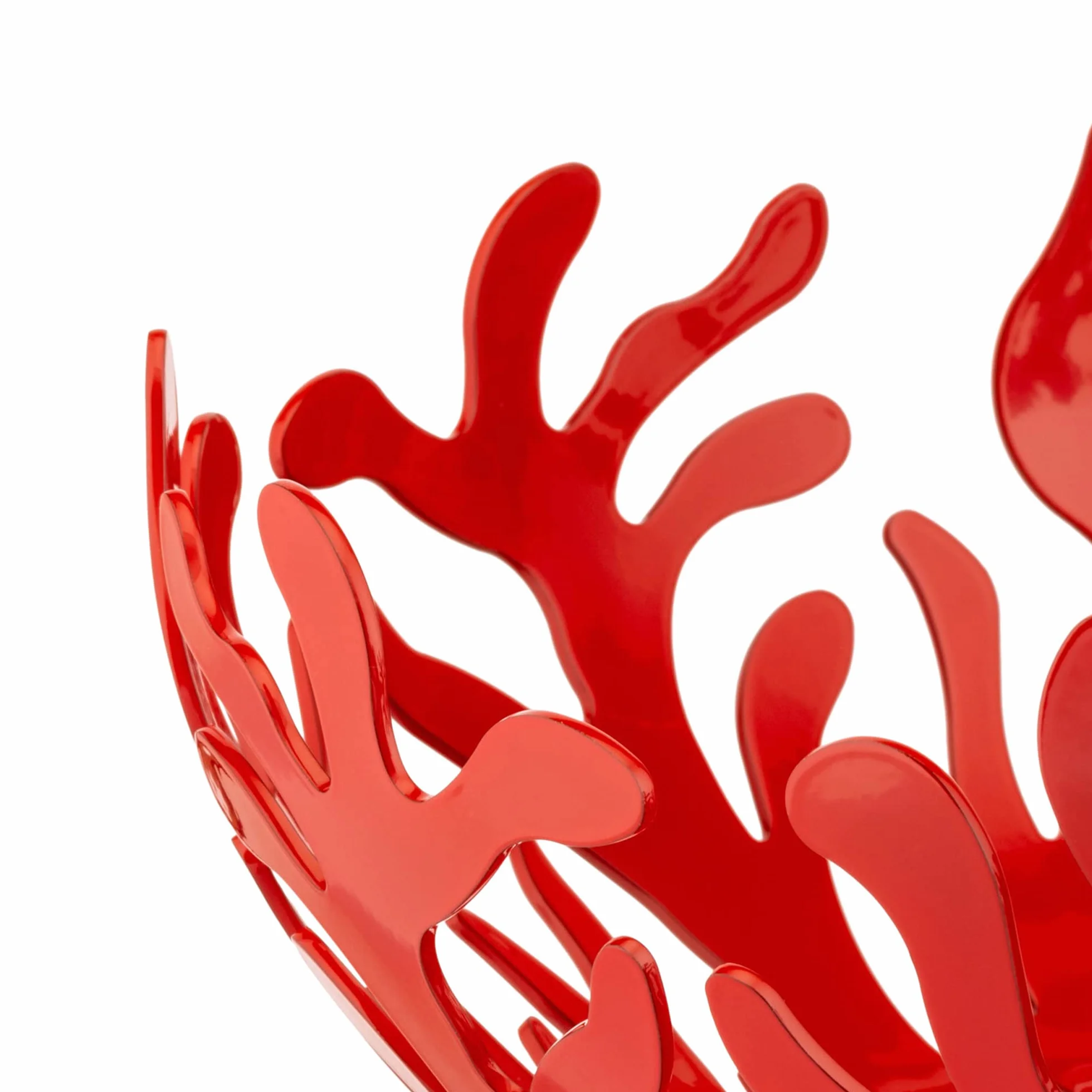 Alessi ESI01 29 R o - Frutero de acero, color rojo, Ø29cm