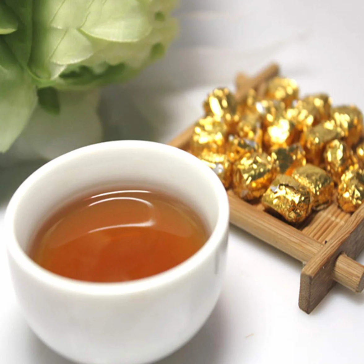 Puer té maduro Cha Gao crema Puerh cocido Pu'er Yunnan 30g 30 piezas