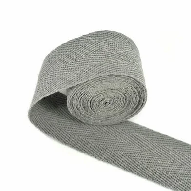 Paquete de cinta de espiga con cinturón de algodón 100% de 30MM de ancho, cinta de algodón de 50 yardas para ropa de bricolaje hecha a mano, aproximadamente 50 yardas_v