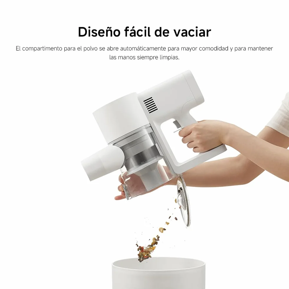 XIAOMI Aspiradora inalámbrica G20, 25 kPa, 150 AW, 60 min autonomía, filtración 99.9%, luz frontal para polvo
