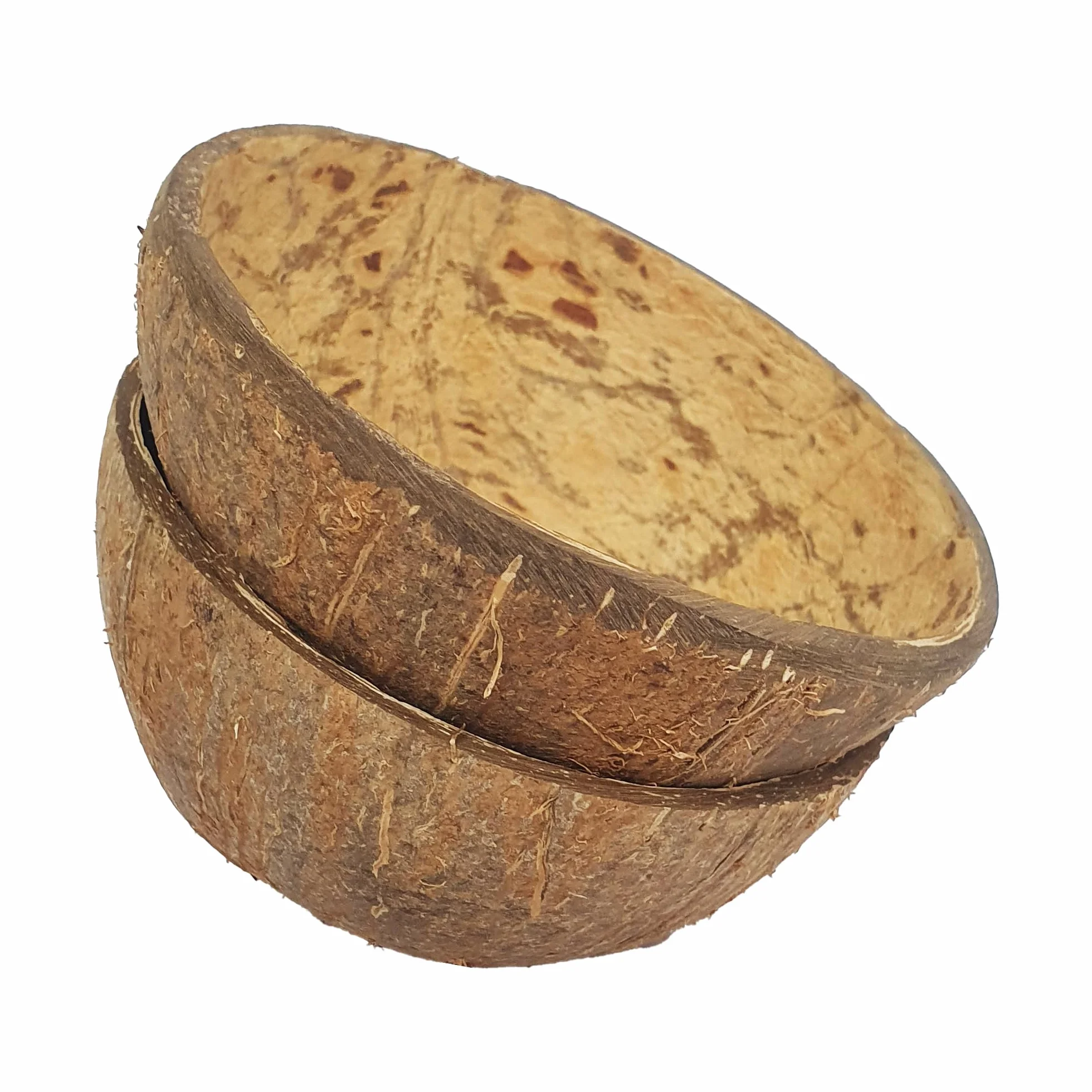 Mitades de cáscara de coco Lakpura 2 piezas