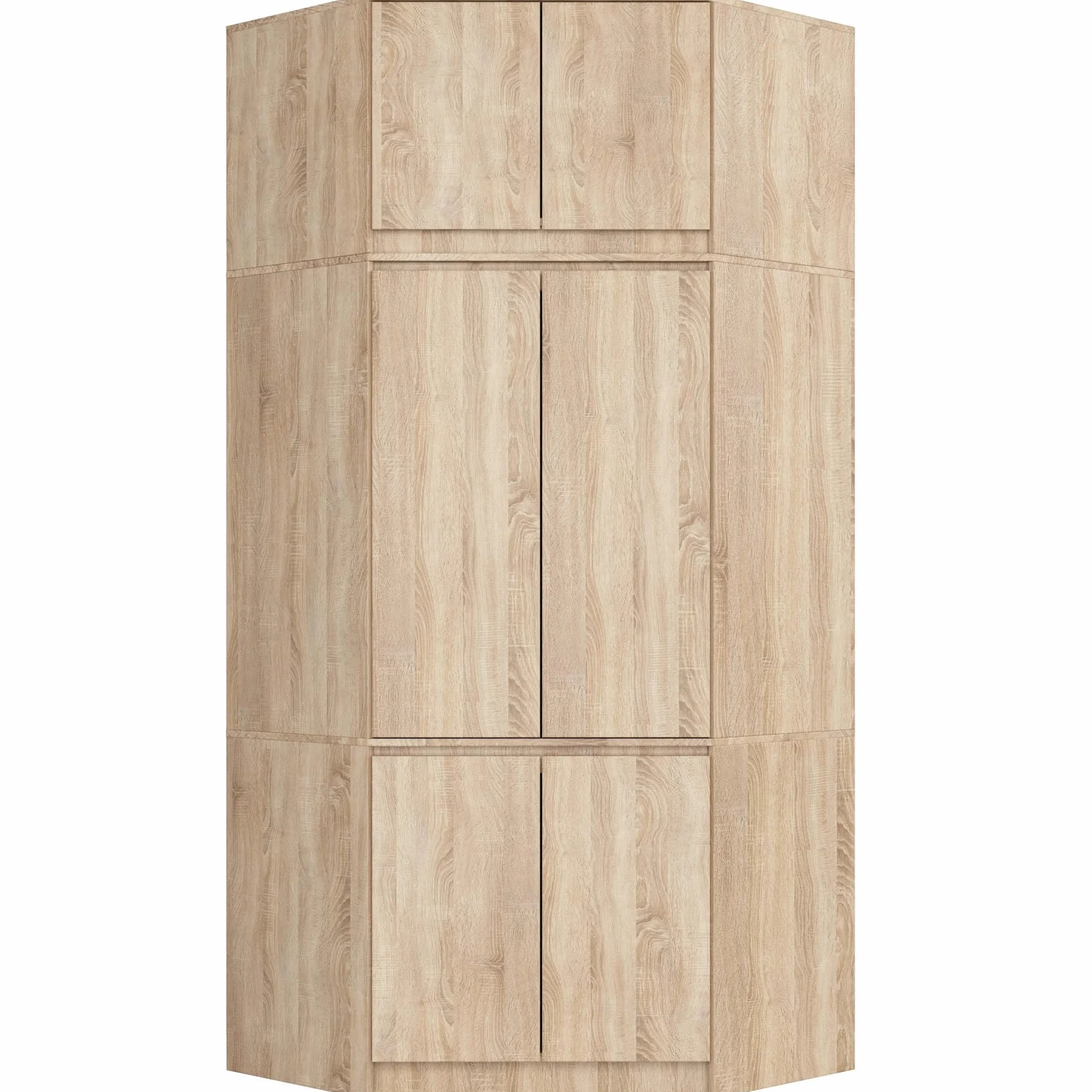 Altillo para armario AKORD S100 Roble Sonoma 100 cm 2 puertas 3 estantes 100x50x55 cm