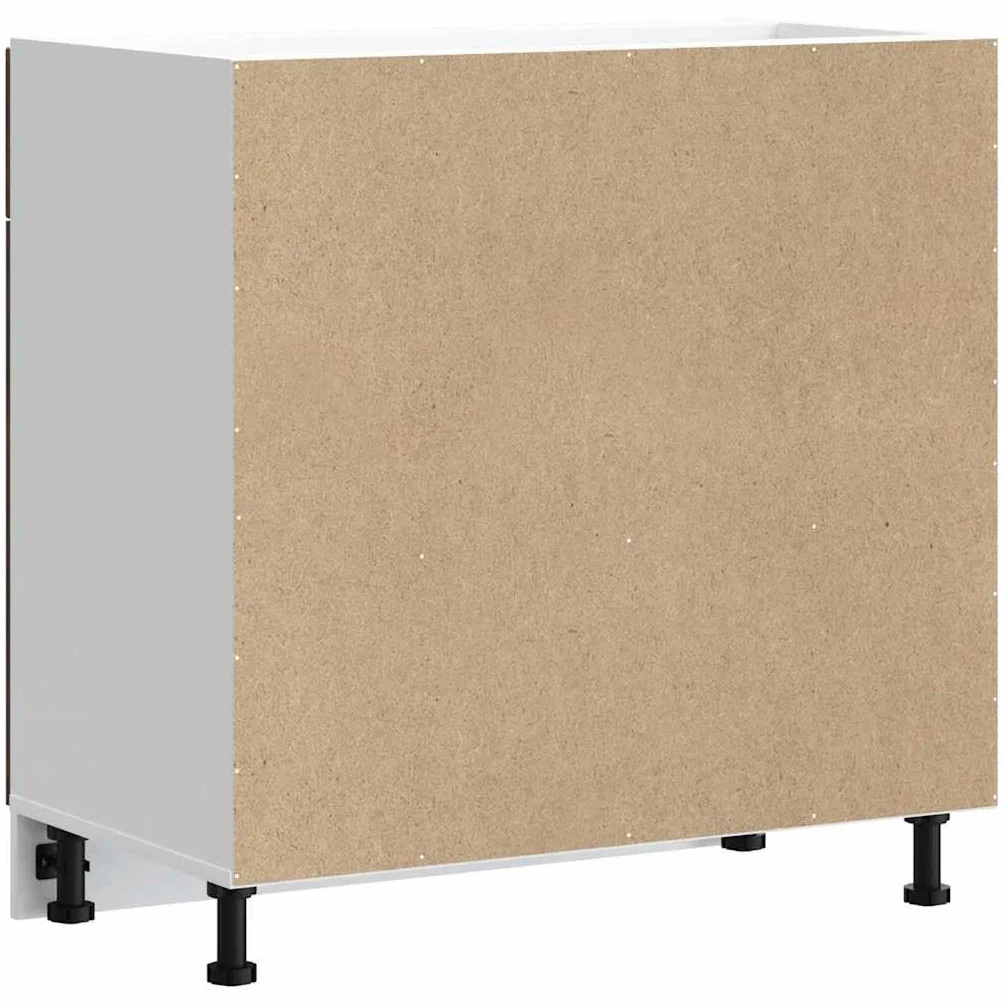 vidaXL Mueble bajo de Cocina Porto Roble Ahumado Madera reconstituida
