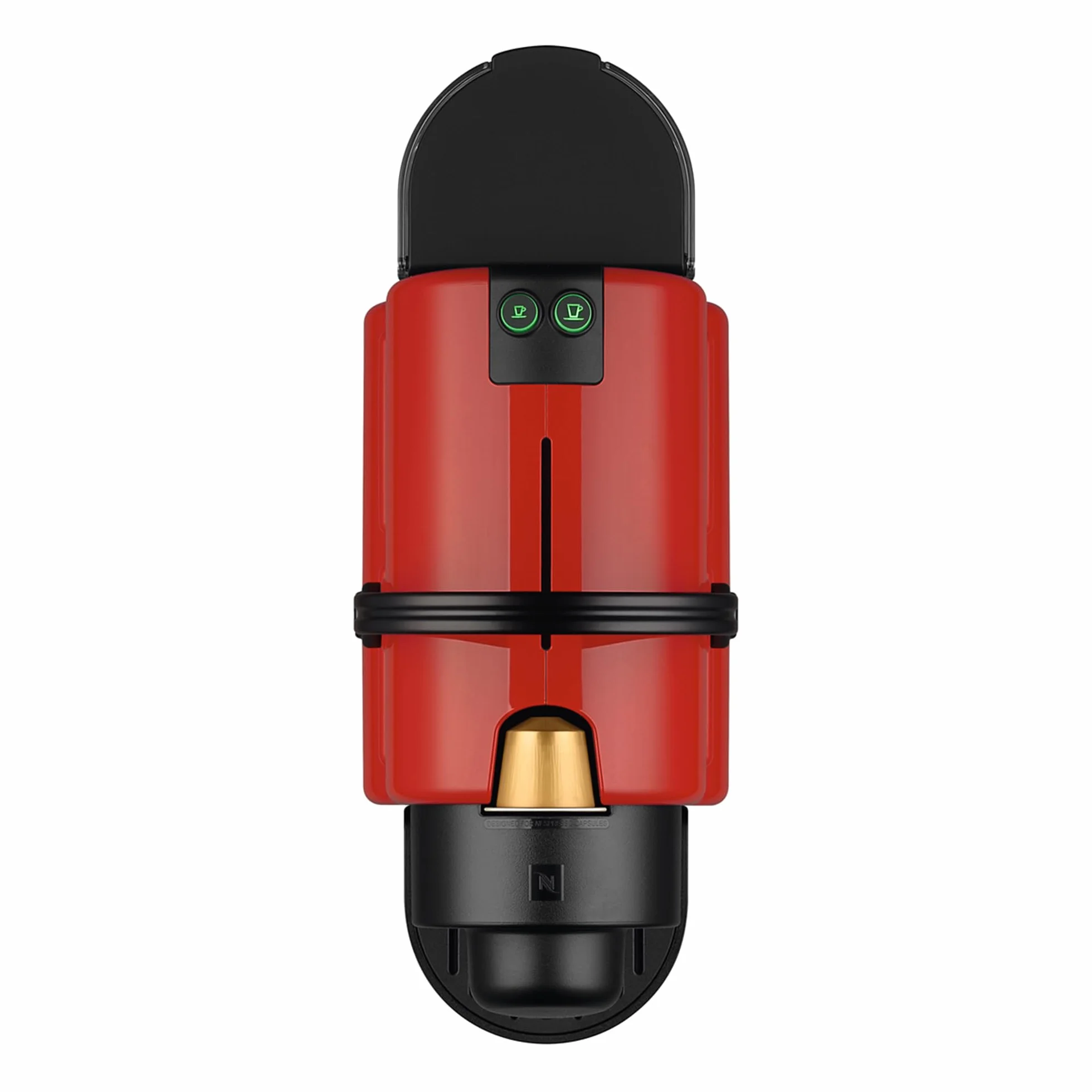 Nespresso Krups Inissia XN1005 Cafetera Monodosis 19 Bares Apagado Automático Rojo