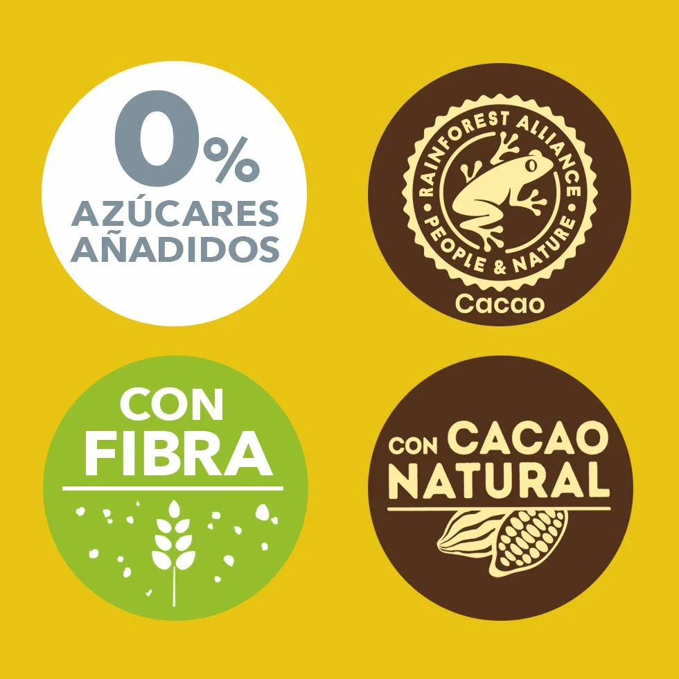 ColaCao Cacao Soluble Natural 0% Azúcares Añadidos con Fibra 300g