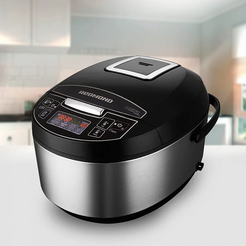 Multicocina REDMOND RMC-RMC-M4512 (ruso) con 40 programas (pan, cocción al vapor, etc.), pantalla táctil LCD, 5 litros, Multivarka