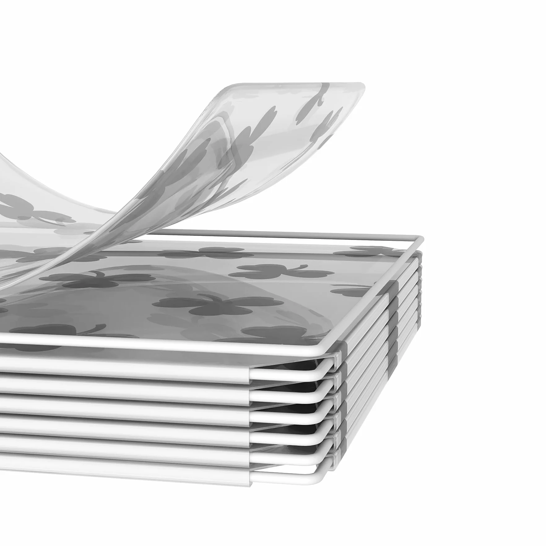C&AHOME Organizador de Almacenamiento de 12 Cubos, Estante Modular de Plástico Transparente para Dormitorio y Sala
