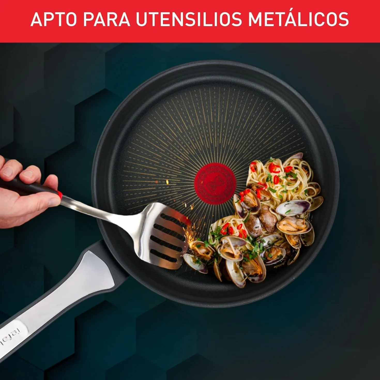 Tefal Unlimited On Sartén 20 cm Antiadherente Titanio Inducción Thermo-signal