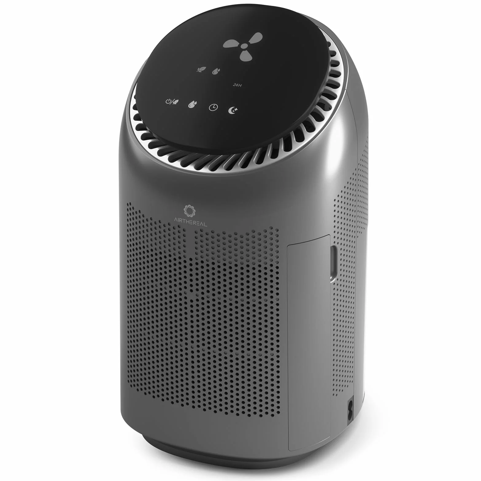 Airthereal AZH200 2-en-1 - Deshumidificador y purificador de aire Combo, pequeño deshumidificador con filtro HEPA, 1000 ml, hasta 25 m², apagado automático, silenciador para dormitorio, cuarto de baño