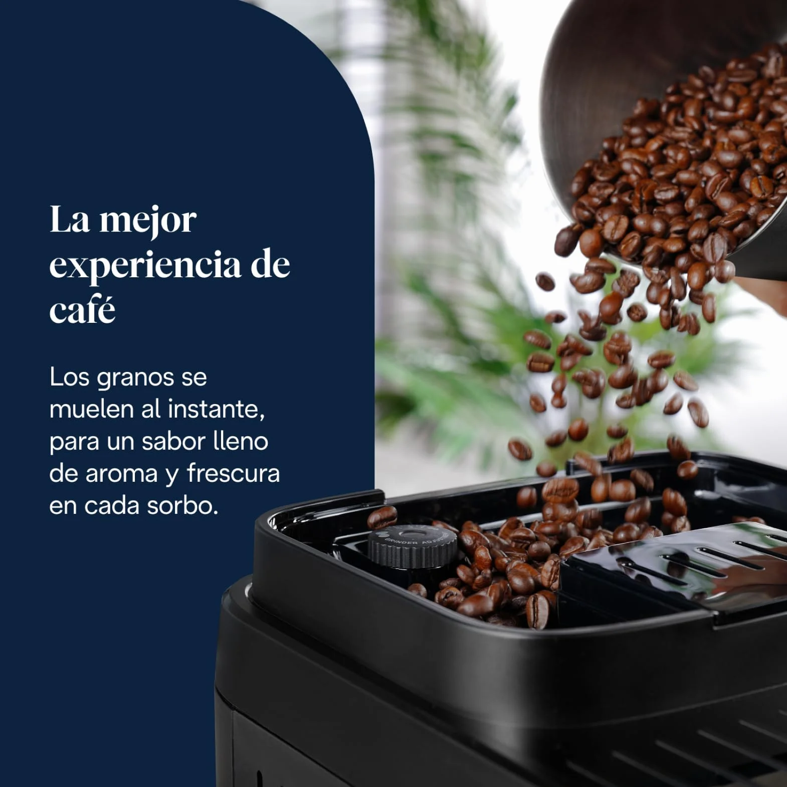 De’Longhi Magnifica Evo Next – Perfetto Cafetera Superautomática, LatteCrema Jarra de leche automática, 13 Bebidas One-Touch, Pantalla Táctil a Color,Plata y Negro (ECAM312.80.SB)