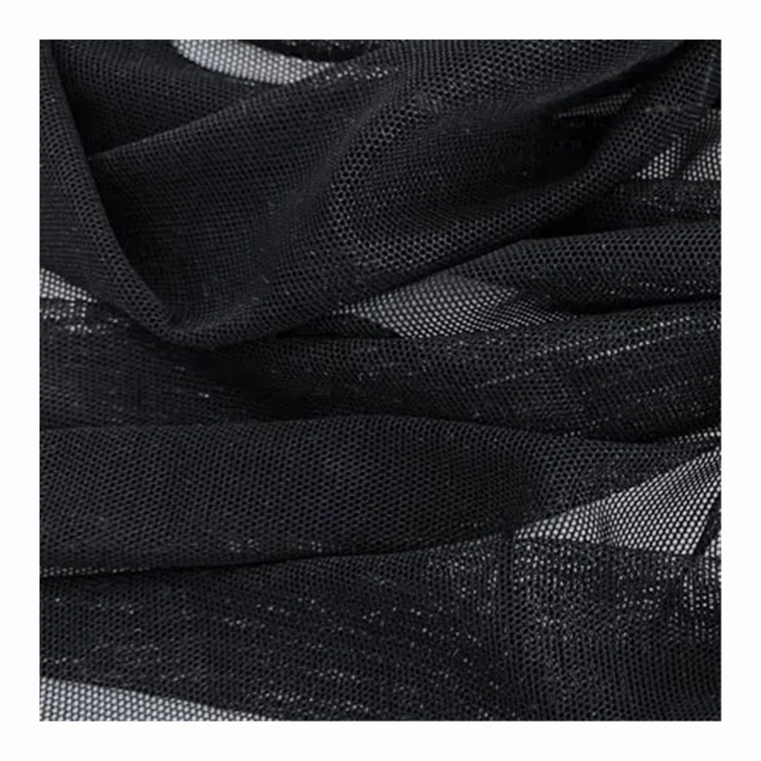 Tejido de Malla elástica, Tejido Transparente de Elastano, Suave y cómodo, Adecuado for Ropa de Yoga y Ropa Interior. para Costura(160cmx2yard)