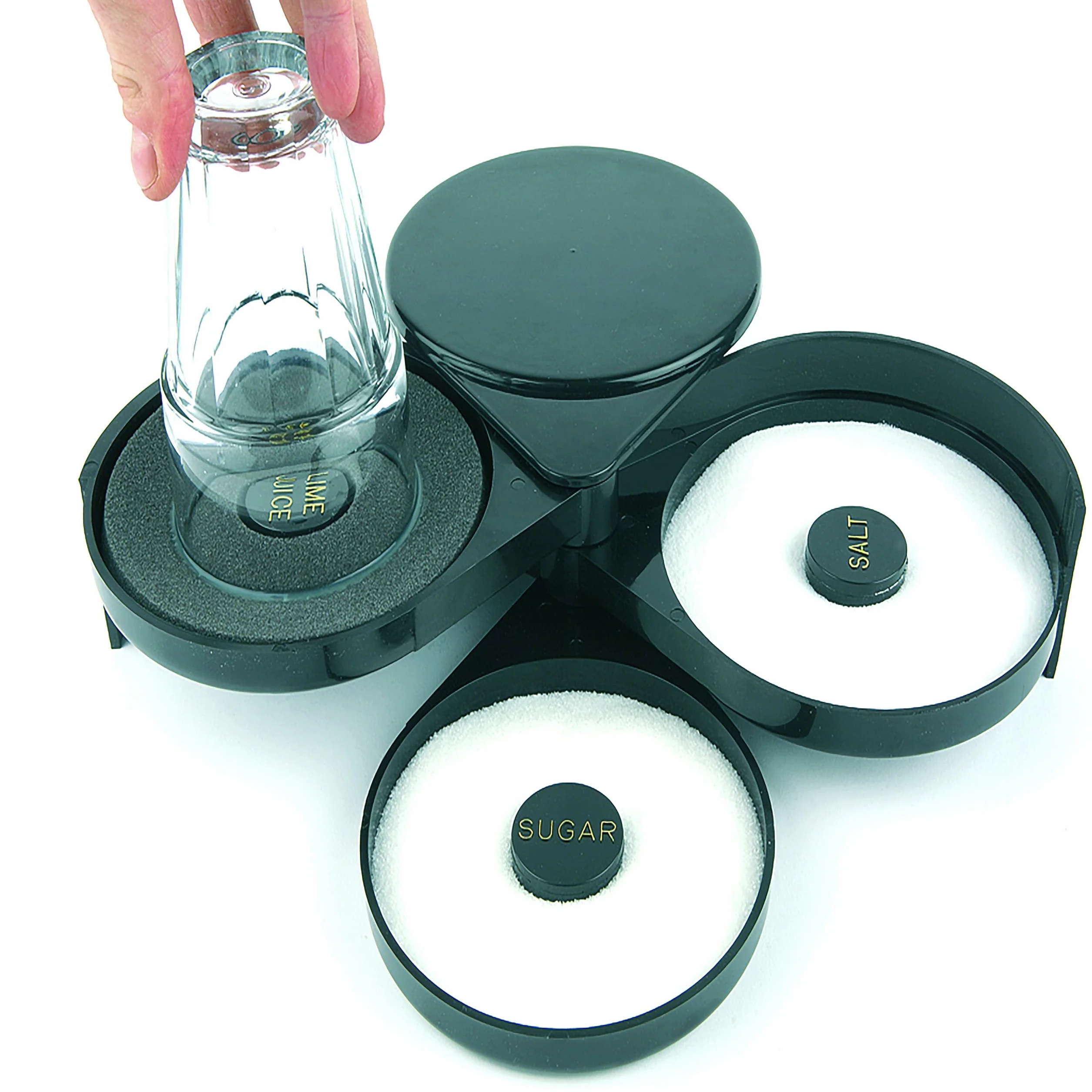 Ribeteador de Vasos Plástico Negro 20 x 7,5 cm APS 93175