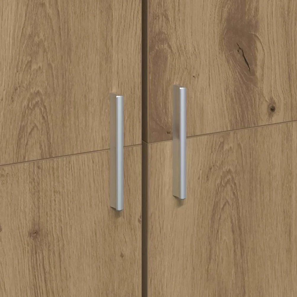 vidaXL Highboard Roble Artisan 60 x 35 x 180 cm Madera contrachapada, Amplio Almacenamiento, Moderno aparador de Madera, diseño Elegante, Unidad con Estilo, organización en casa