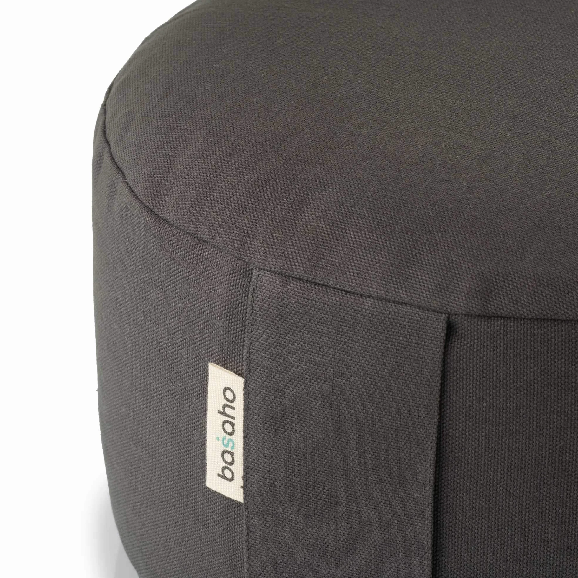 Cojín de Meditación Zafu de Algodón Orgánico con Cáscara de Trigo Sarraceno y Funda Extraíble Lavable