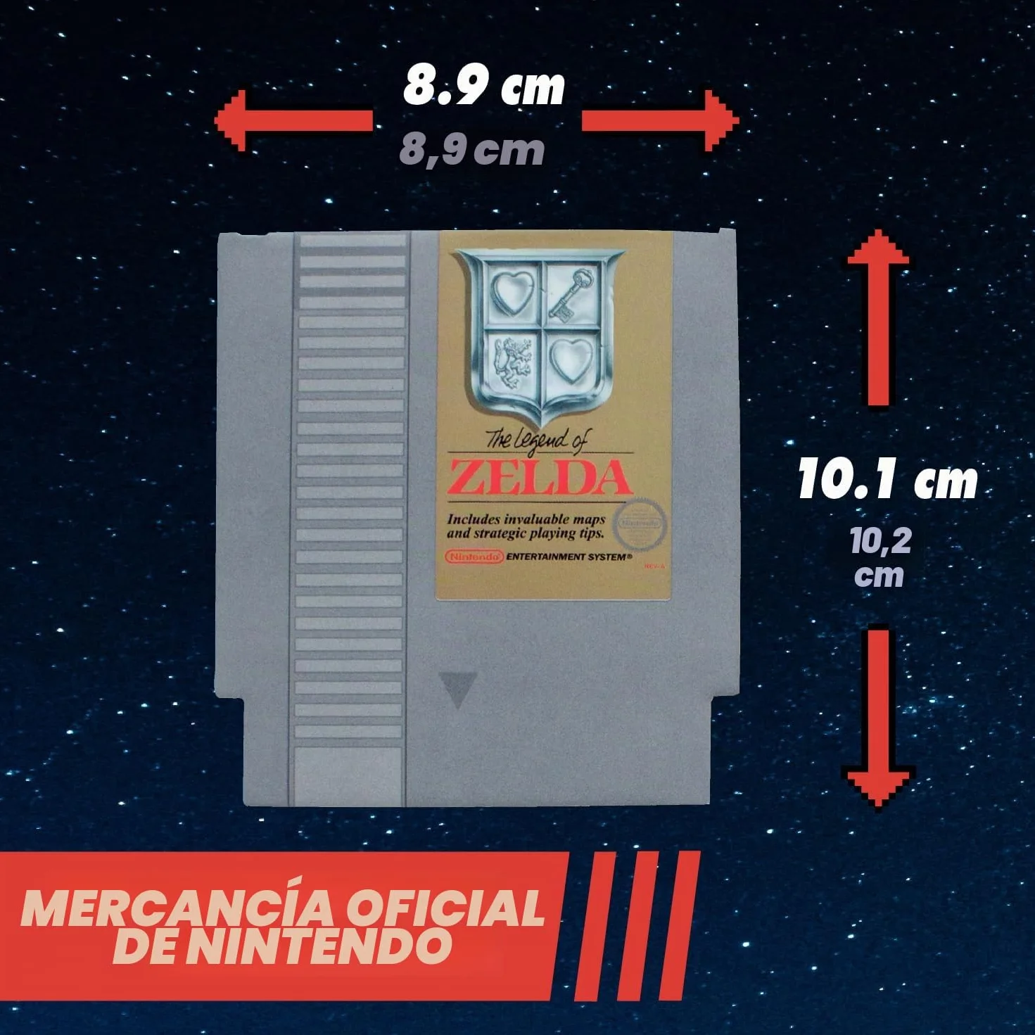 Posavasos Retro NES Nintendo - Set de 8 Posavasos Oficiales con Juegos Clásicos, Regalo para Gamers
