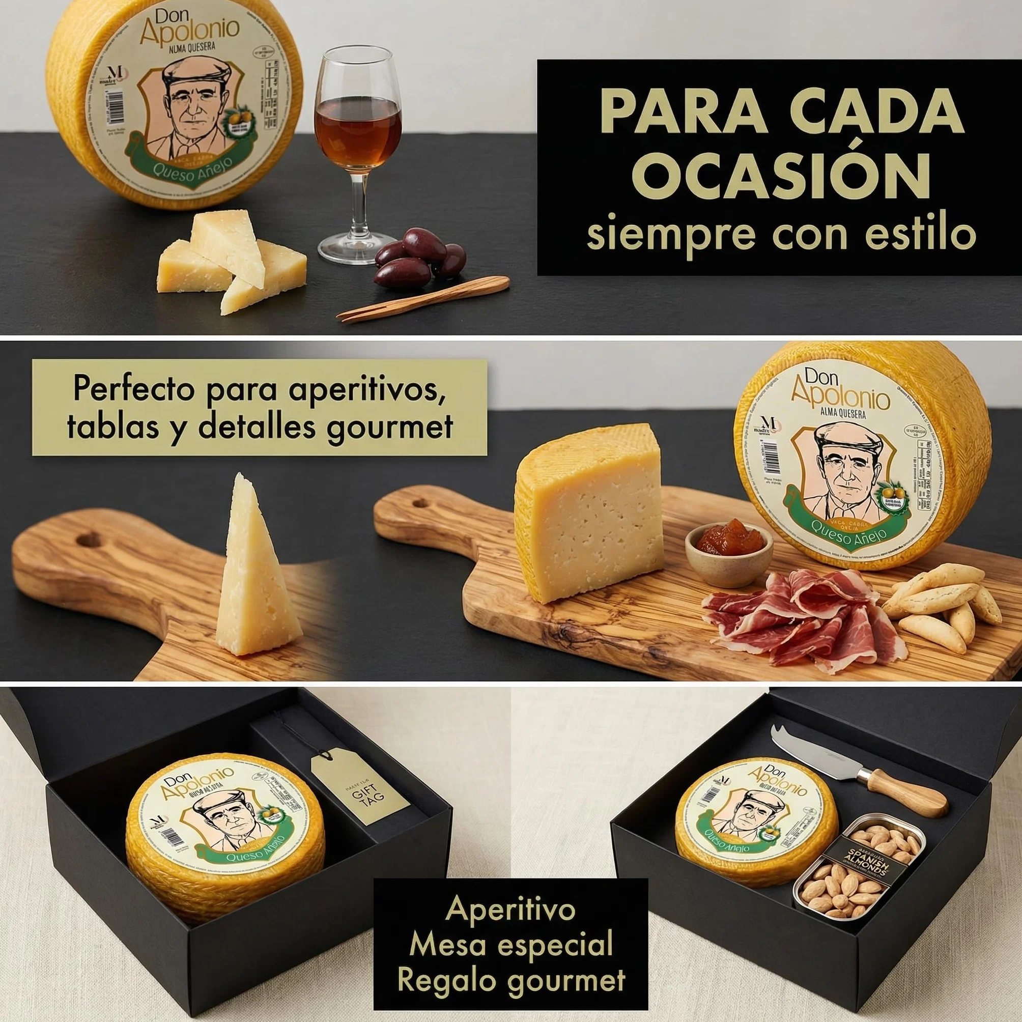 SABE A SABAS Queso Iberico Añejo en Aceite de Oliva Virgen Extra 2 Kg Mezcla Vaca Cabra Oveja Curacion 270 Dias