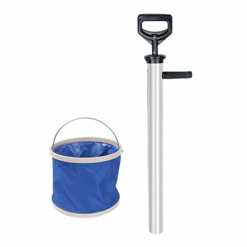 Herramienta práctica para la Captura de mariscos, Bomba de camarones Duradera, de Acero Inoxidable, para en Exteriores y Limpieza, Extractor de, Negro Plata, 92 centímetros