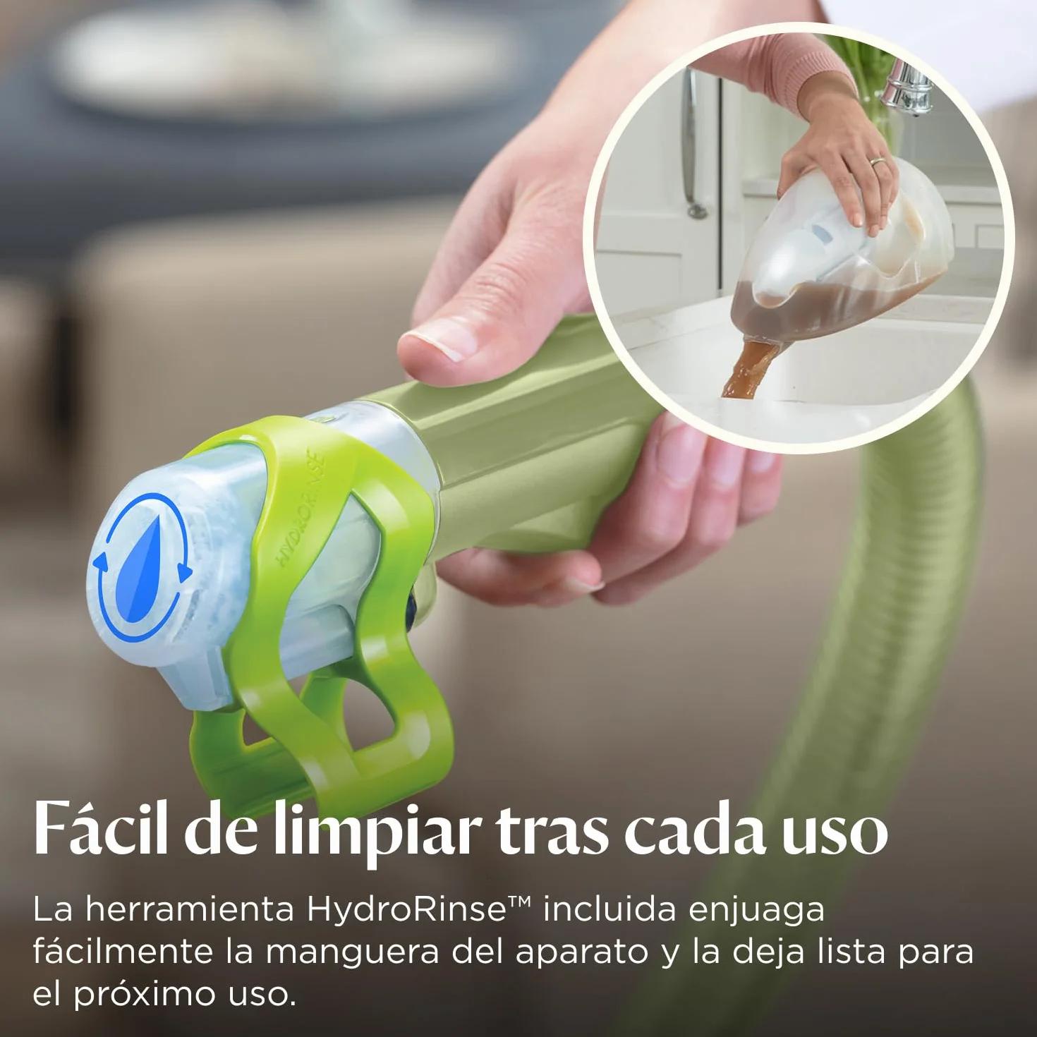 BISSELL Little Green 4098N Aspiradora de Agua Tapicería 340W Lava Manchas Alfombras Auto