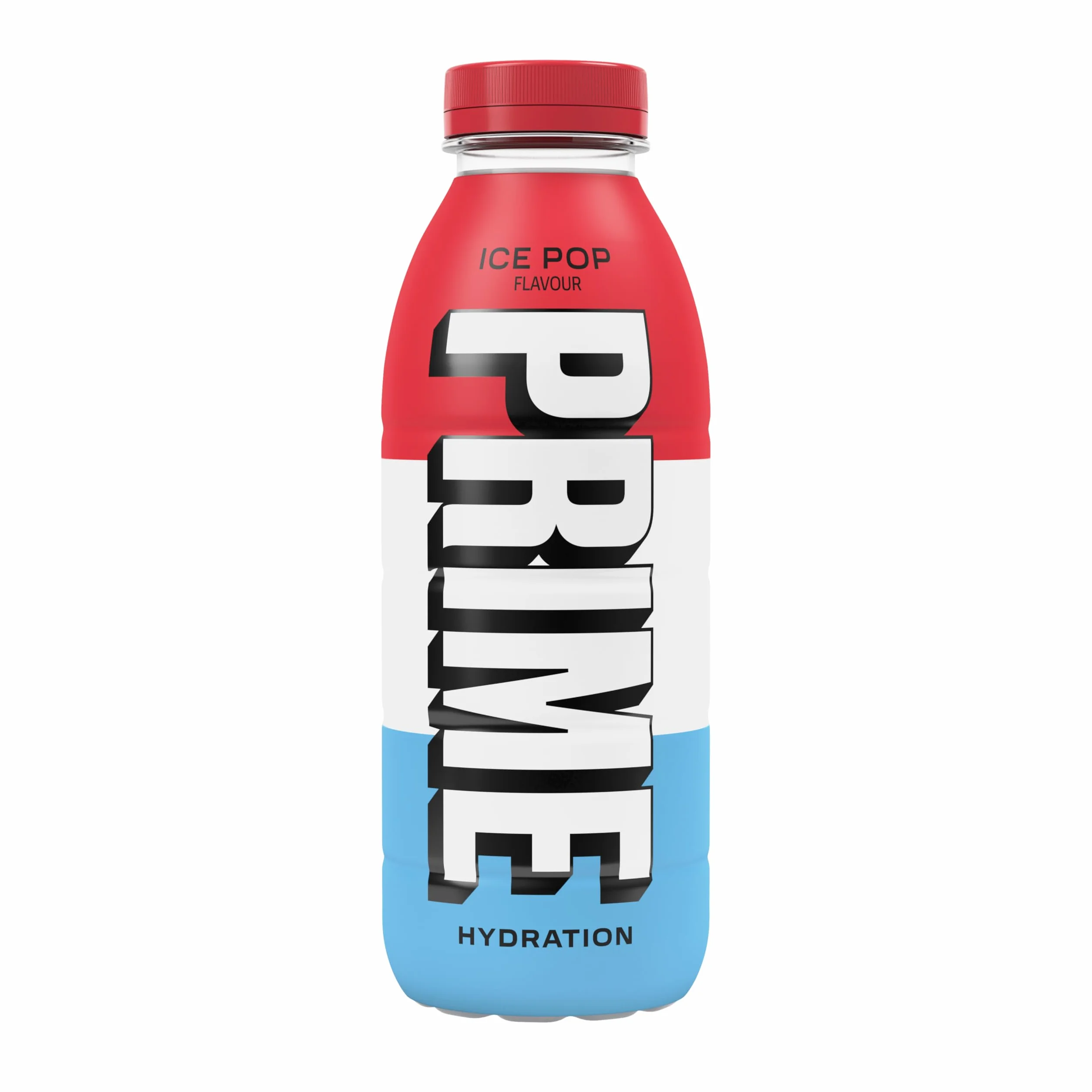 PRIME Hydration Ice Pop bebida deportiva electrolitos BCAA 250 mg vitamina B antioxidantes bajo azúcar 500 ml