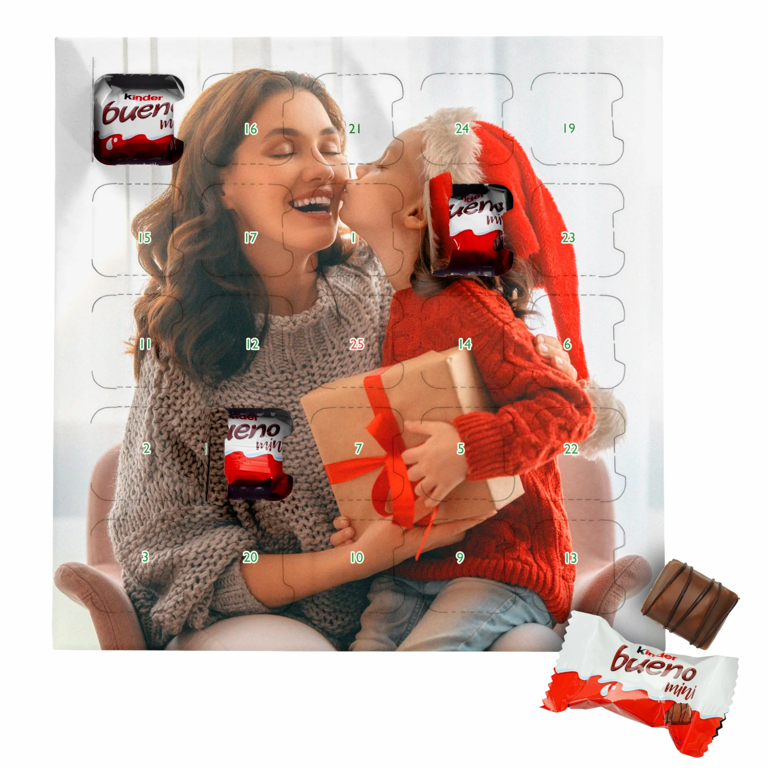 Regalo Original Calendario de Adviento 2025 Personalizables Opciones de Relleno Variadas