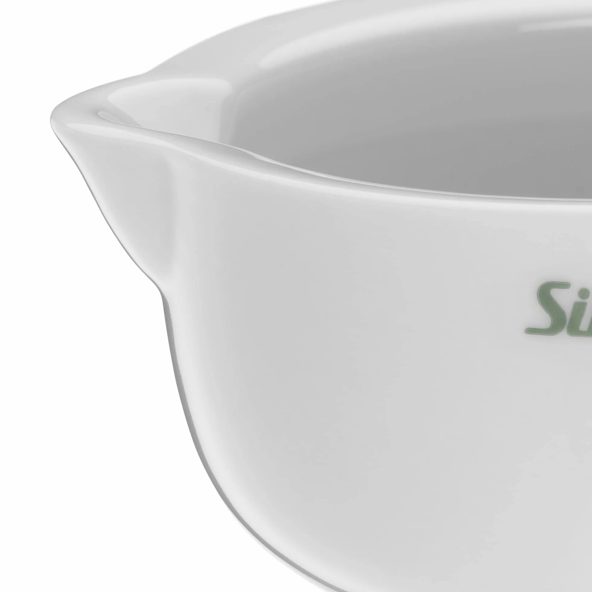 Silit - Mortero de Porcelana (Ø 10 cm), Color Blanco