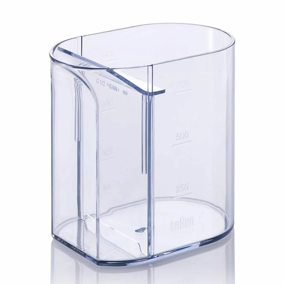 Braun Hogar PuEase SJ3100WH Licuadora, 500 W, diseño compacto, depósito de pulpa 1.25 L, jarra con separador pulpa 750 ml, blanco