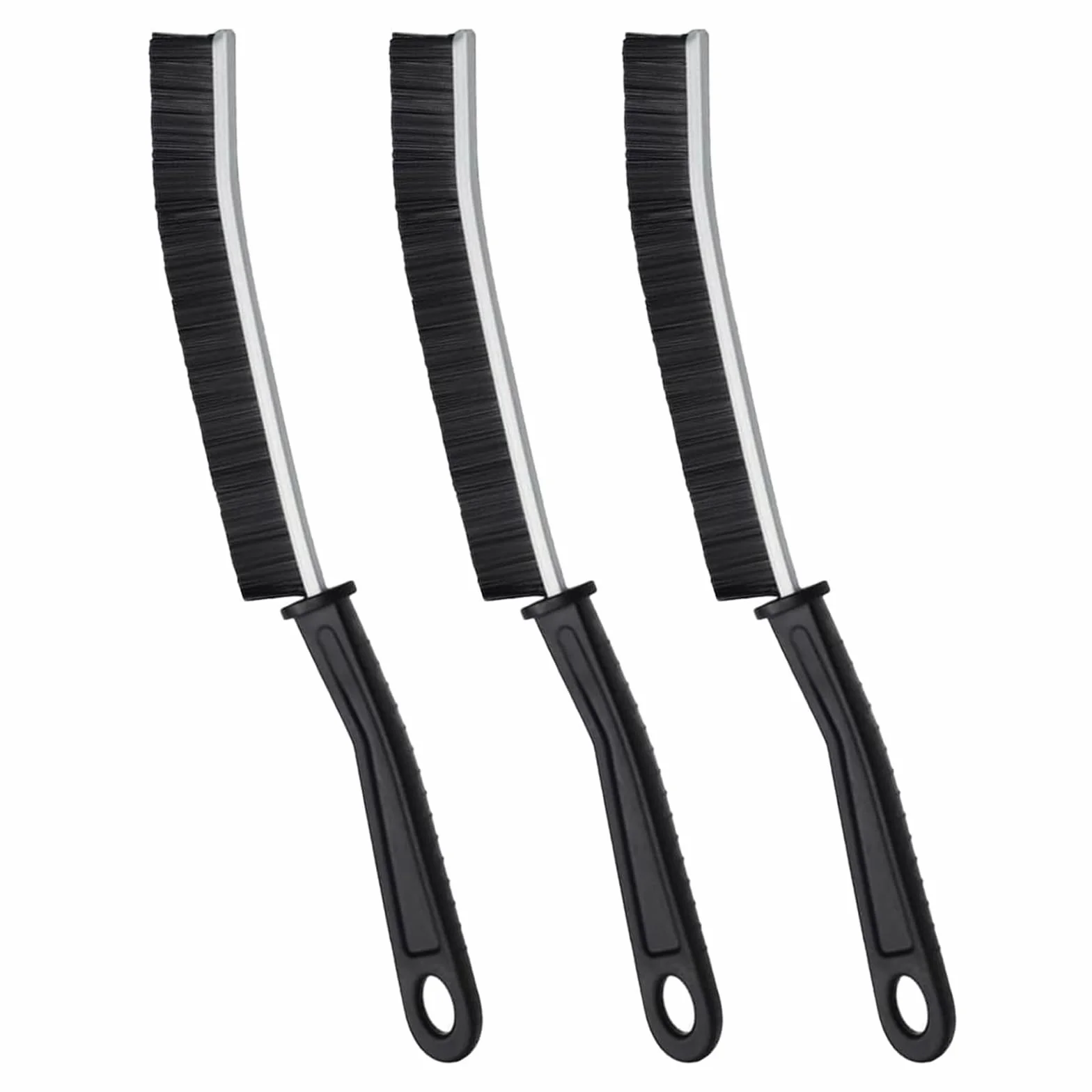 YAGE Cepillo para limpieza de hendiduras-3 Piezas, Cepillo de Limpieza de Ranura de Azulejos de baño para Inodoro, Cocina, Ranura de Puerta de Ventana, Herramienta Multifuncional de Limpieza de Huecos