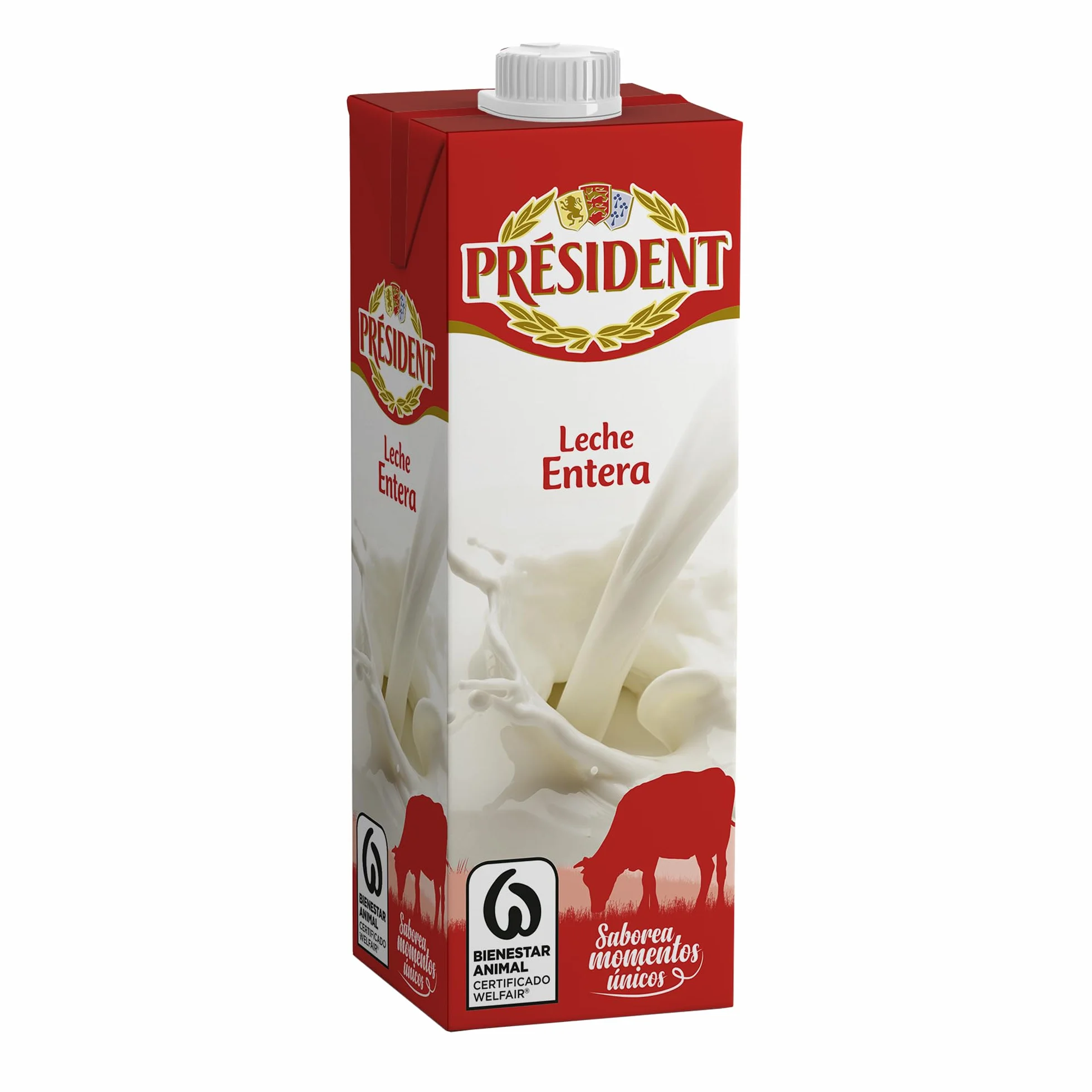 Président Leche Entera Natural de Galicia Pack 6 x 1 L
