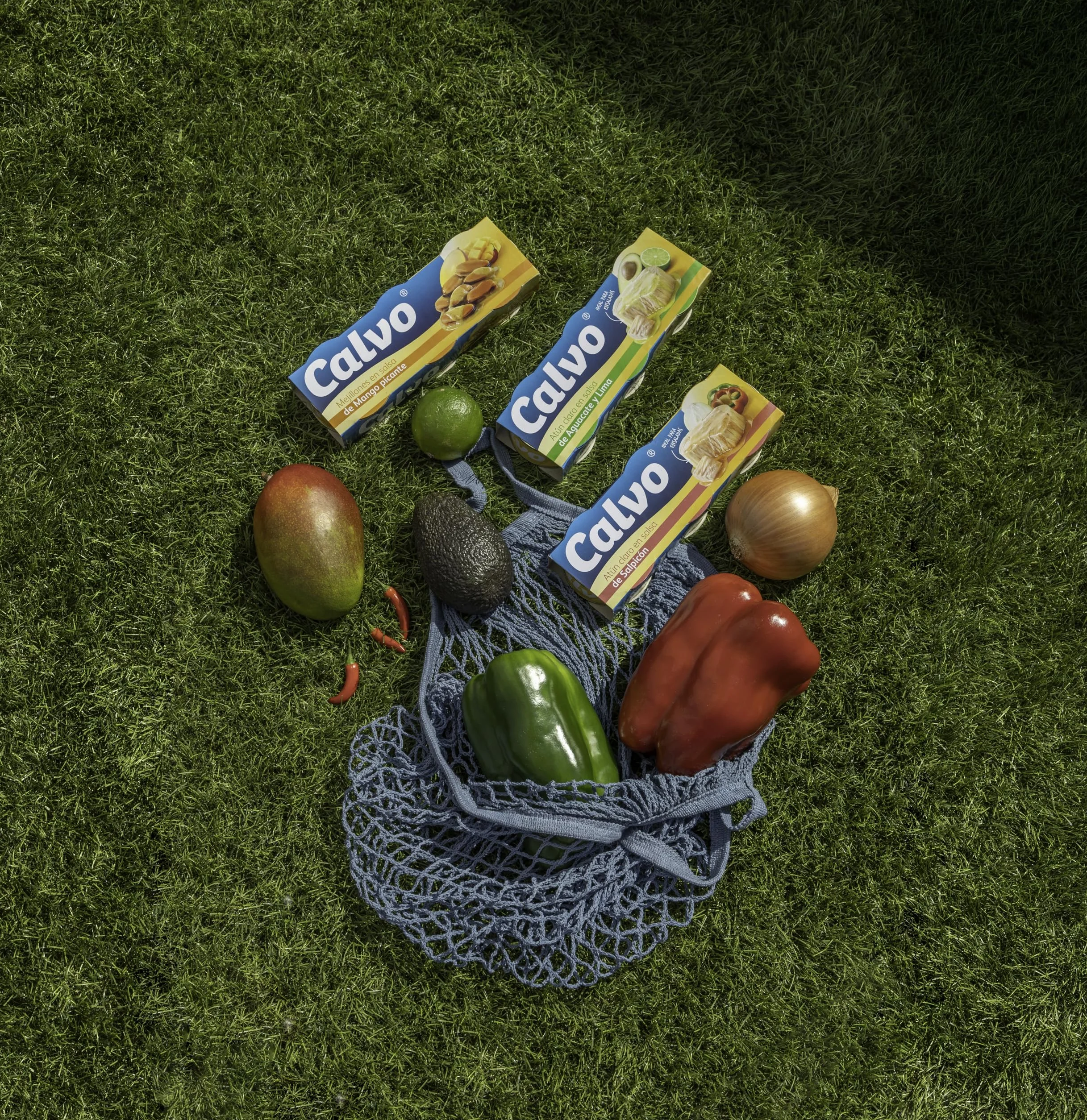 Calvo Atún claro en salsa de Aguacate y Lima Pack 3 x 70g